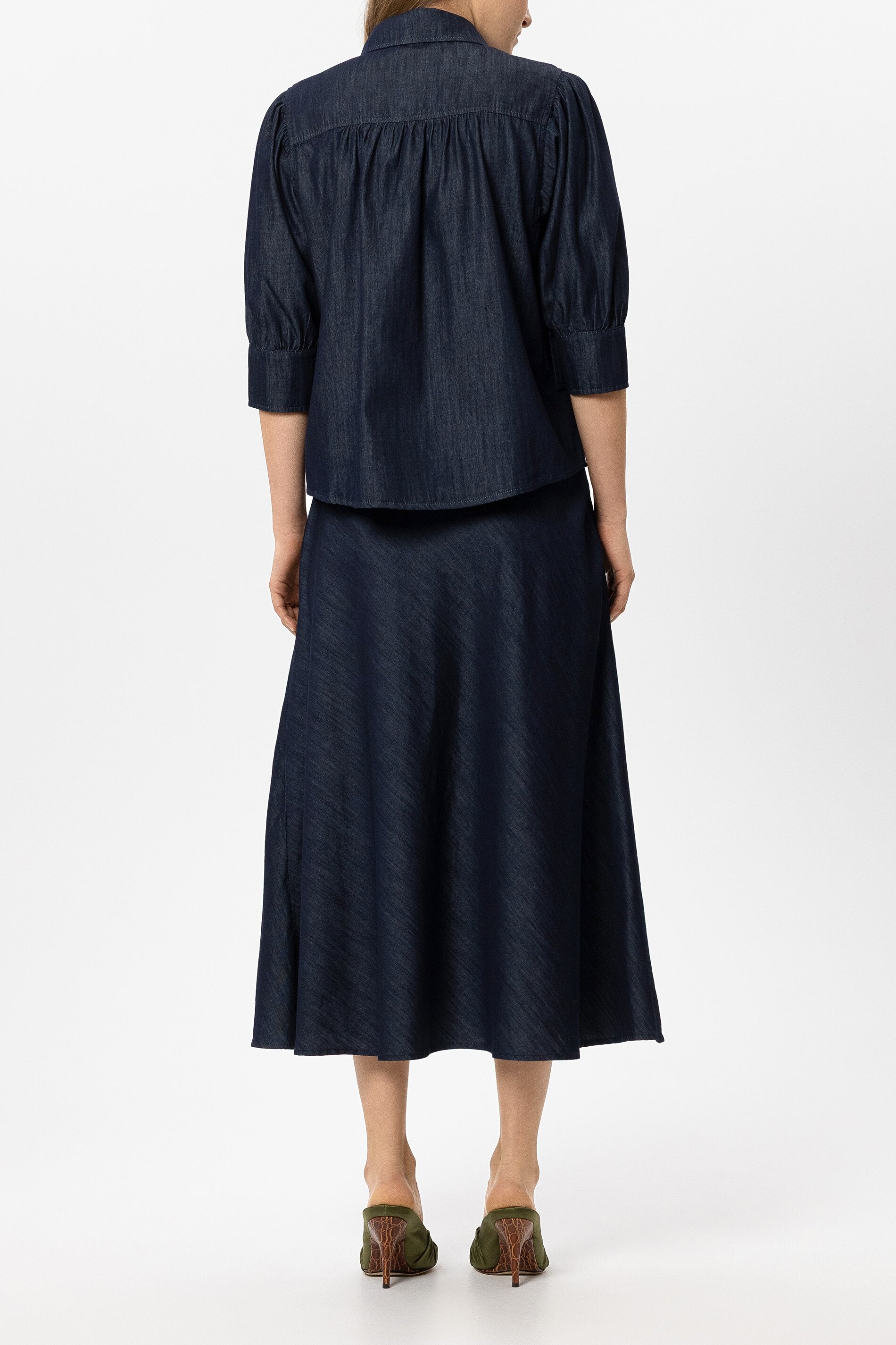 Denim-Rock in A-Linie - denim blue - Standard