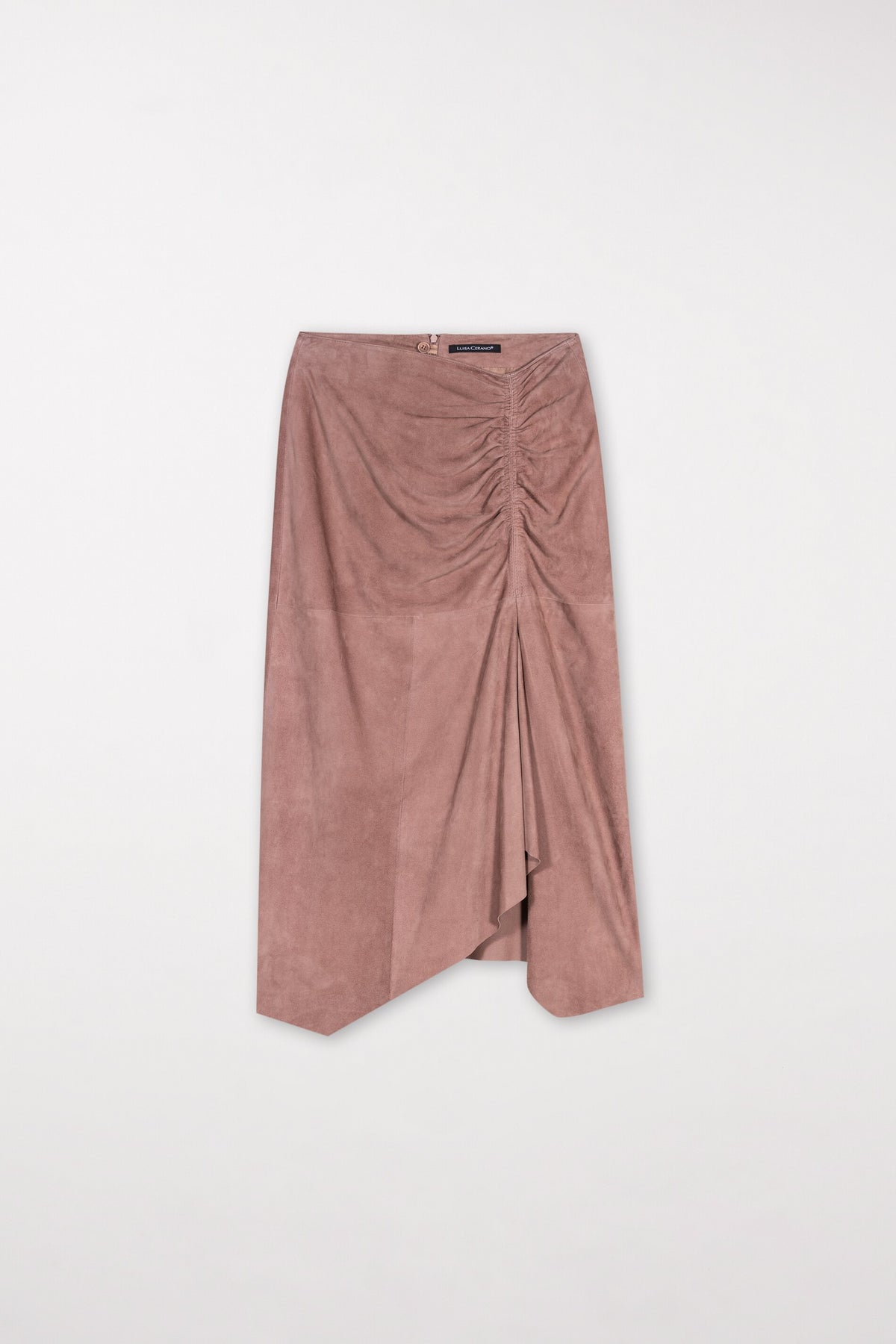 Velours-Midirock - smoky rosewood - Standard | Artikel Front