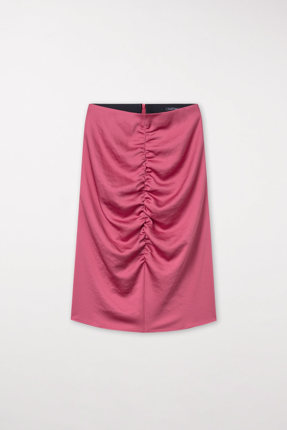 Rock mit Raffung - flashy pink - Standard | Artikel Front