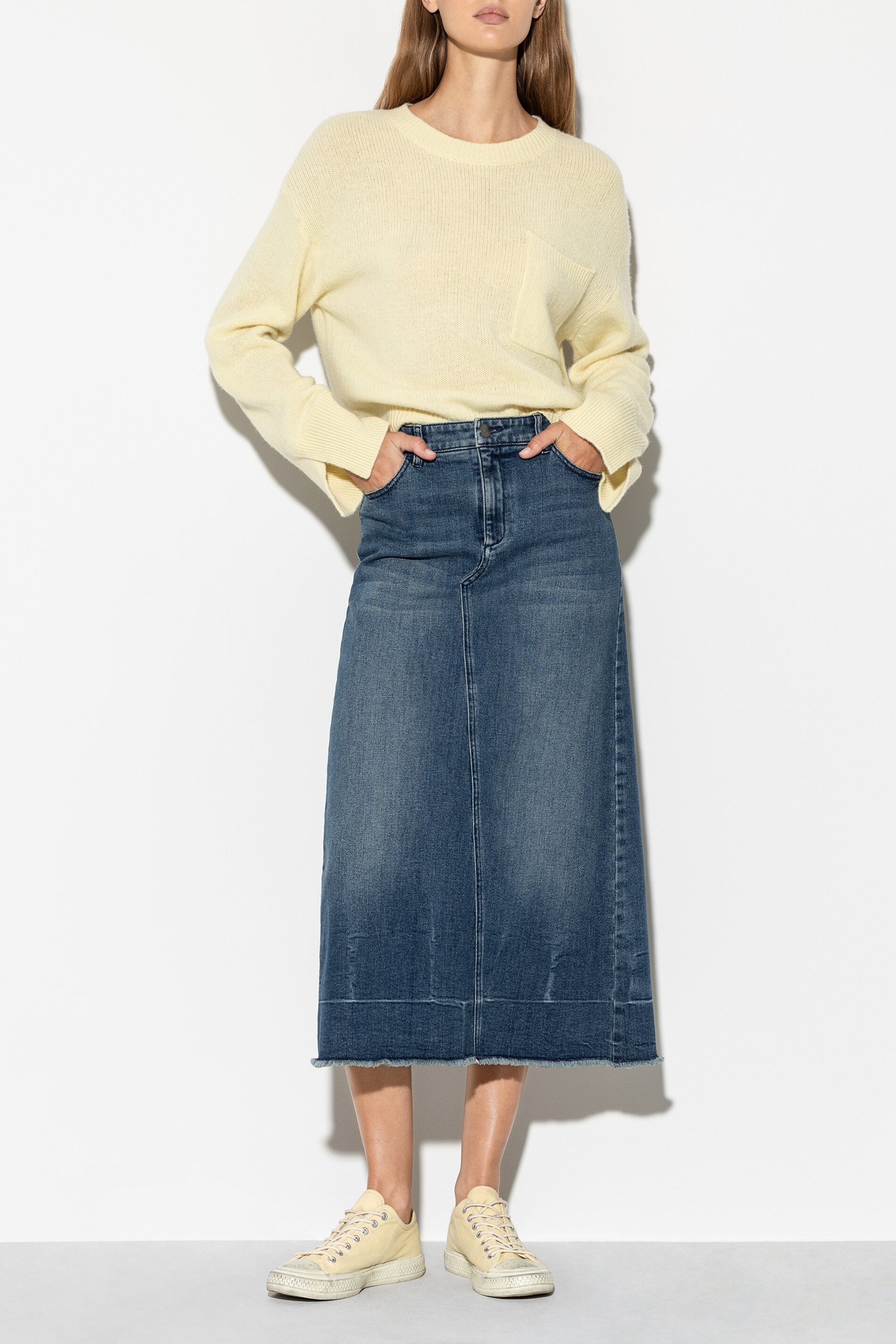 Authentic-Denimrock - denim blue - Standard | Model Front