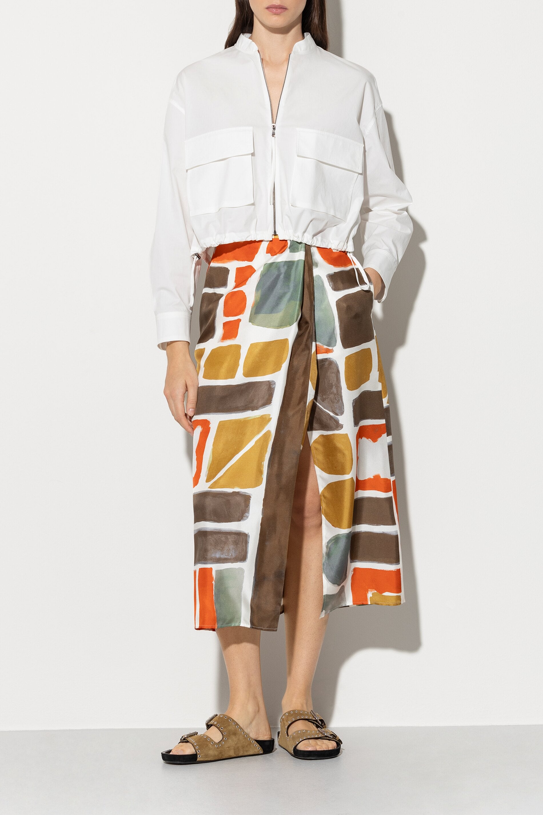 Rock mit Ethnic-Print - multi - Standard | Model Front