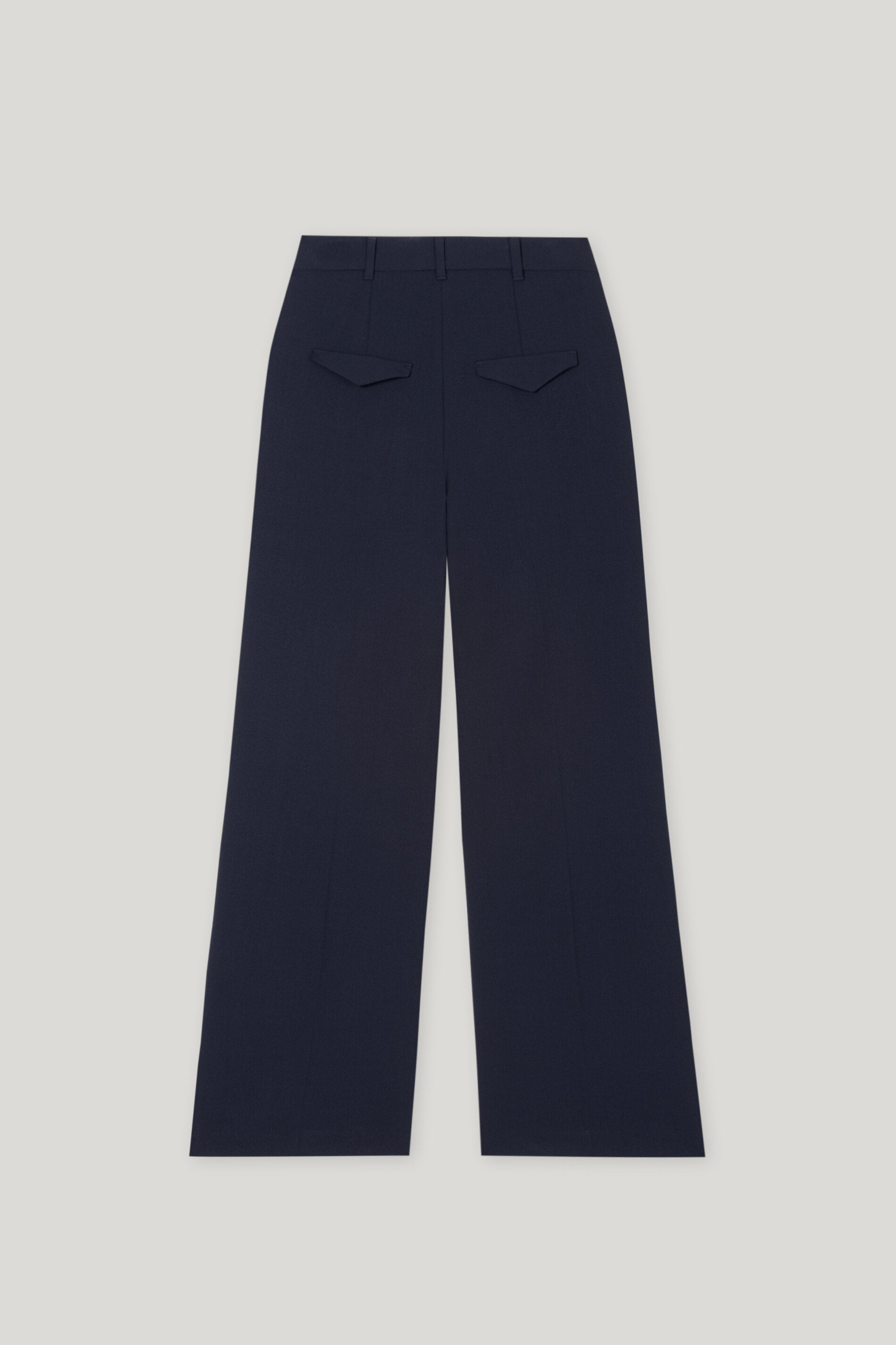 Wideleg-Pants mit Bundfalten - dark navy - Standard | Artikel Rück