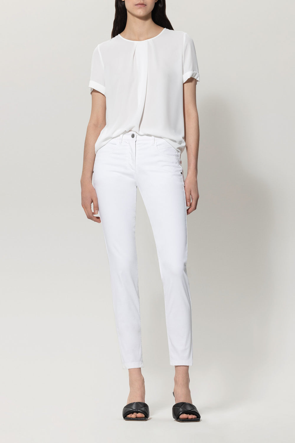 Denim skinny high-stretch - white - standard