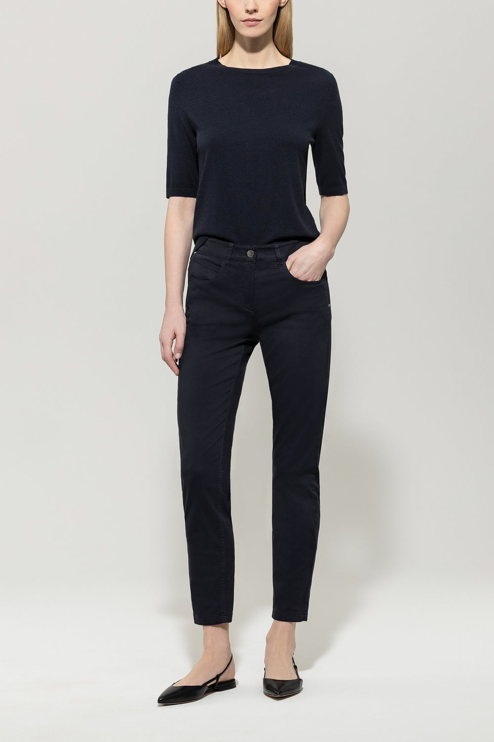 Denim skinny high-stretch - bleu foncé - standard