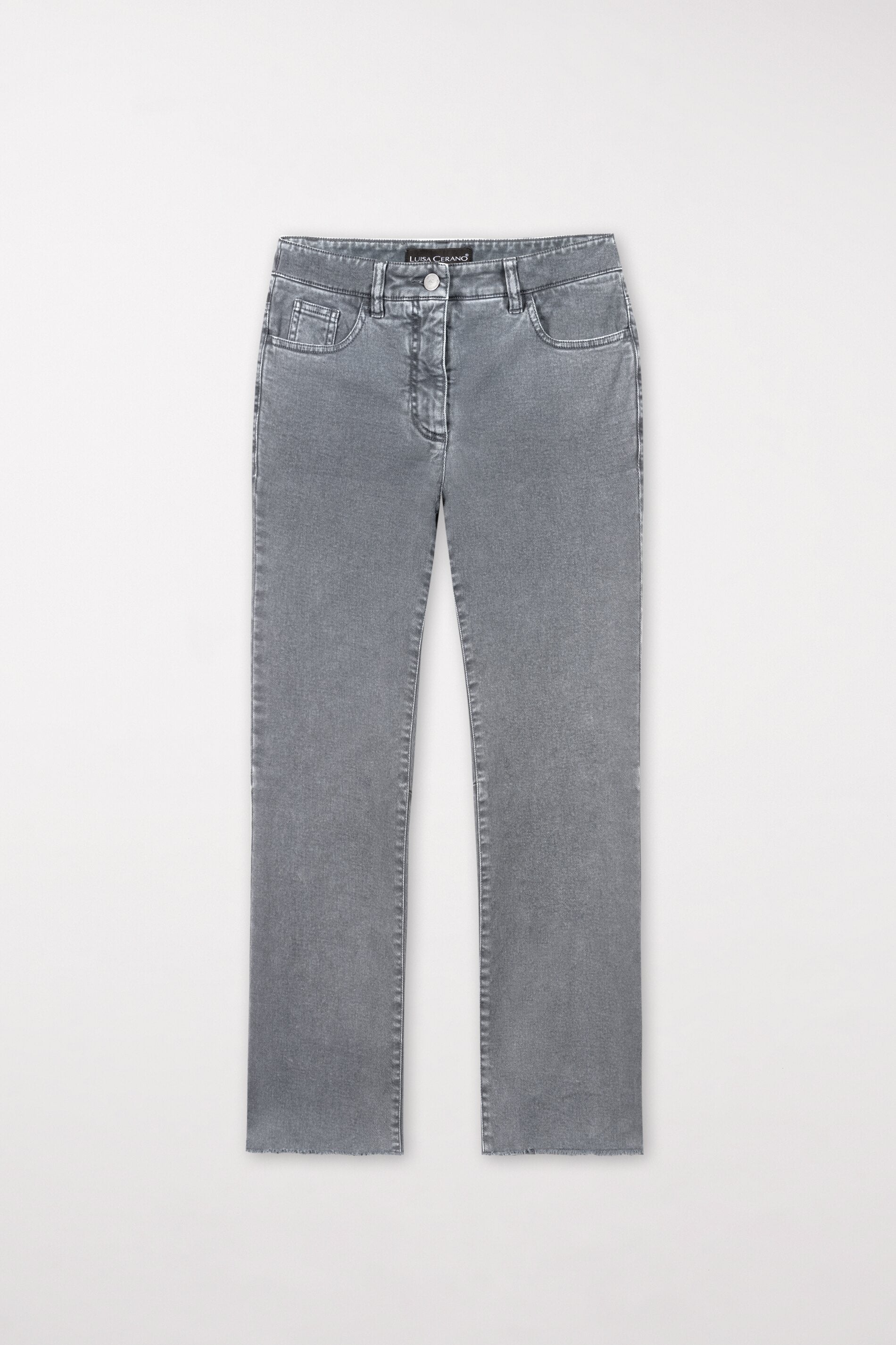 Authentic-Twill-Denim - soft grey - ohne Motiv | Artikel Front