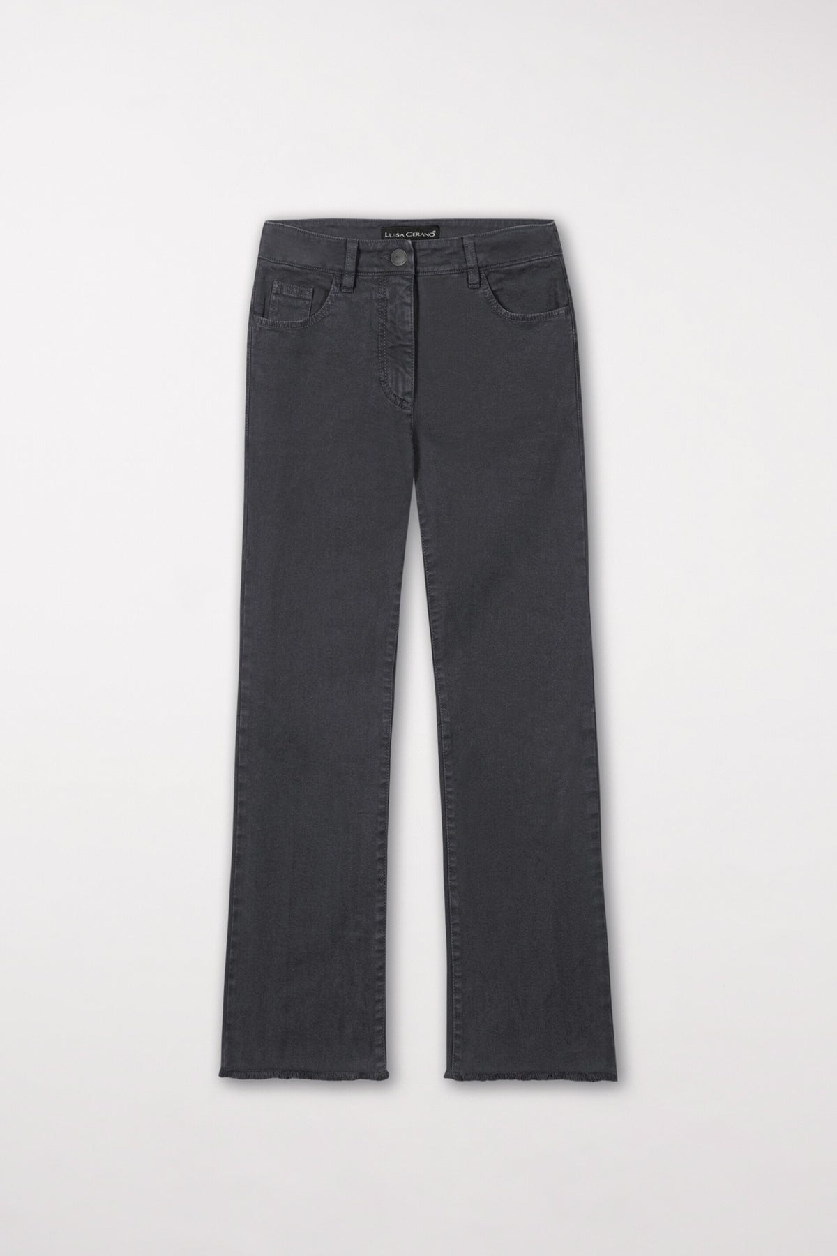 Authentic-Twill-Denim - asphalt - ohne Motiv | Artikel Front