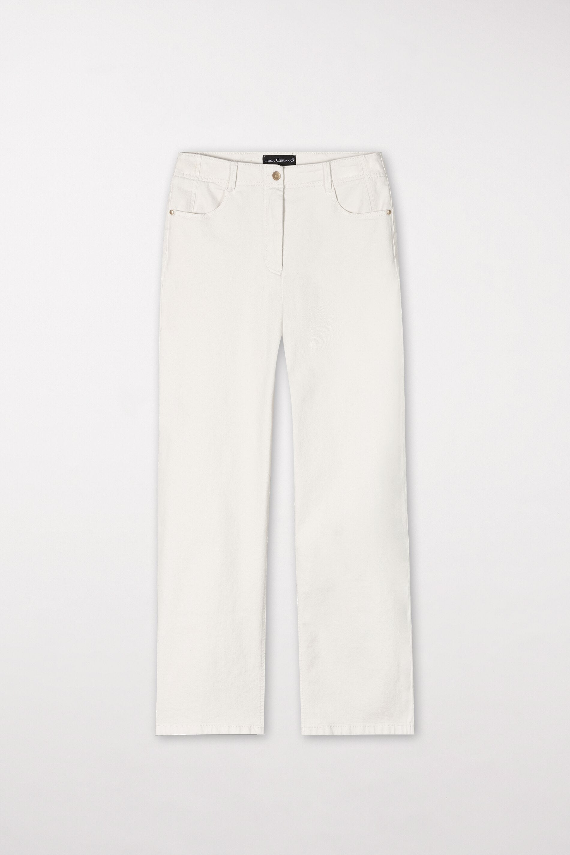 Authentic-Twill-Denim - creme - ohne Motiv | Artikel Front