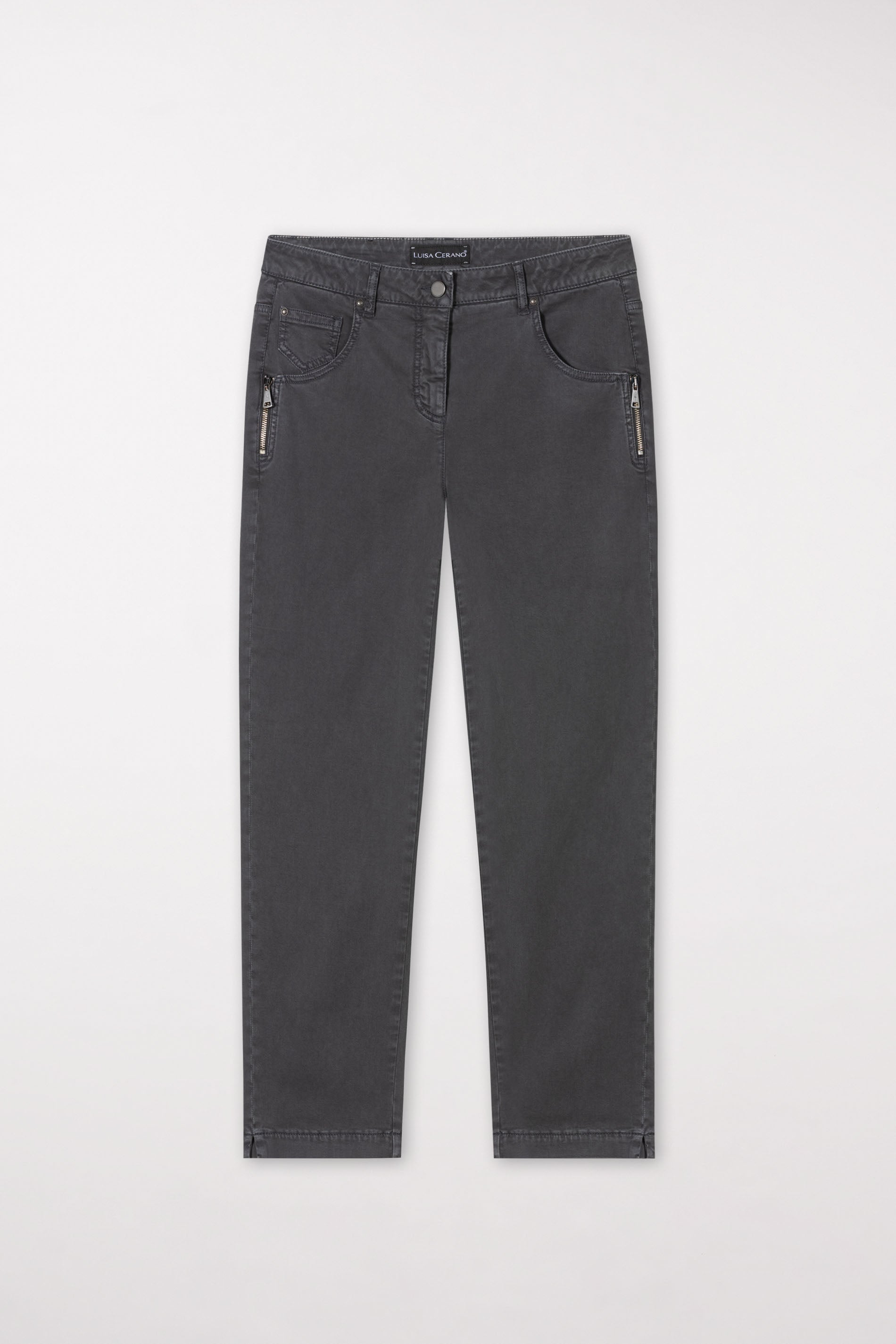 Sporty Coloured Denim - asphalt - Standard | Artikel Front