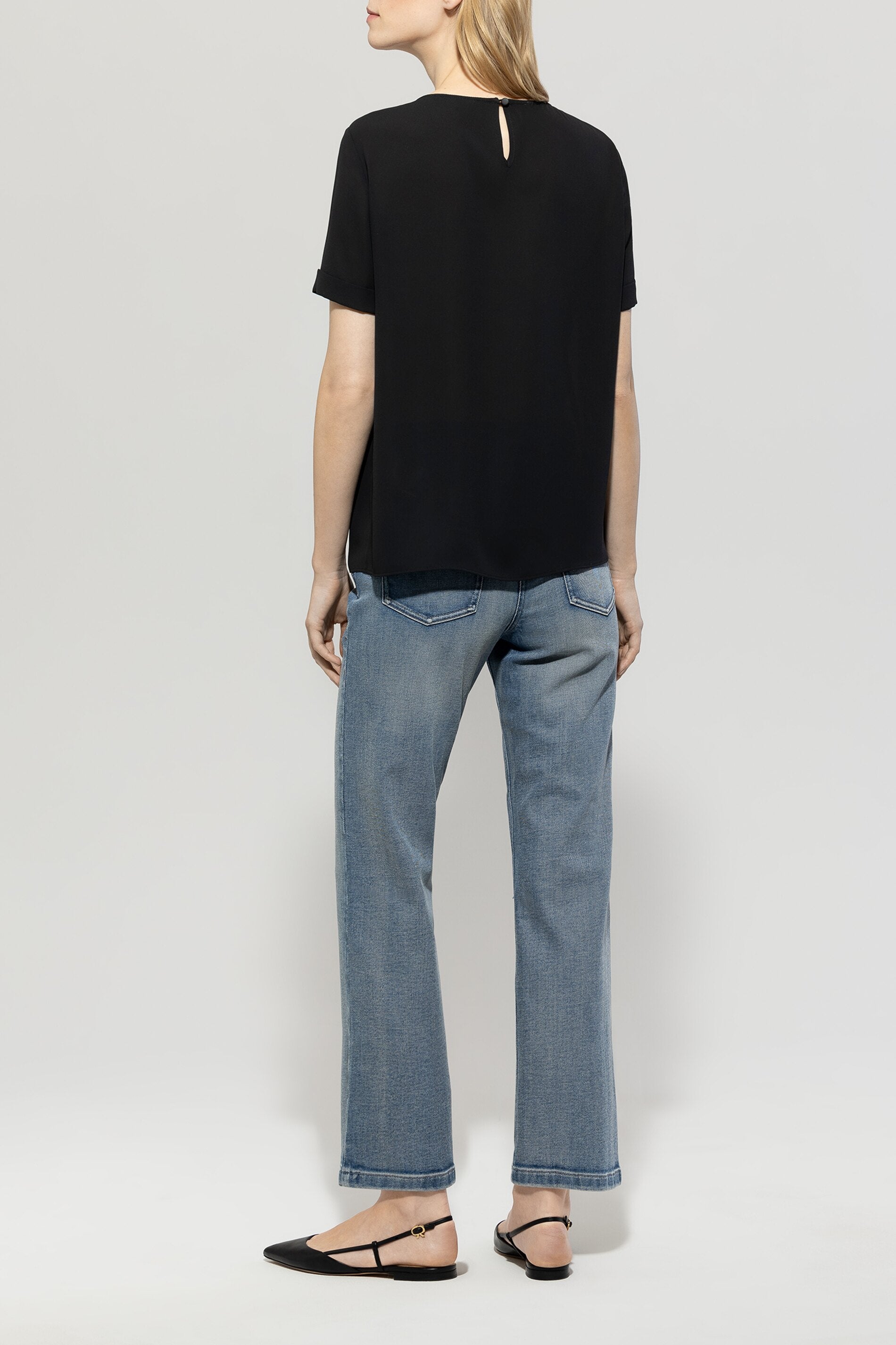 Authentic-Straight-Denim - blue denim - Standard | Model Rück