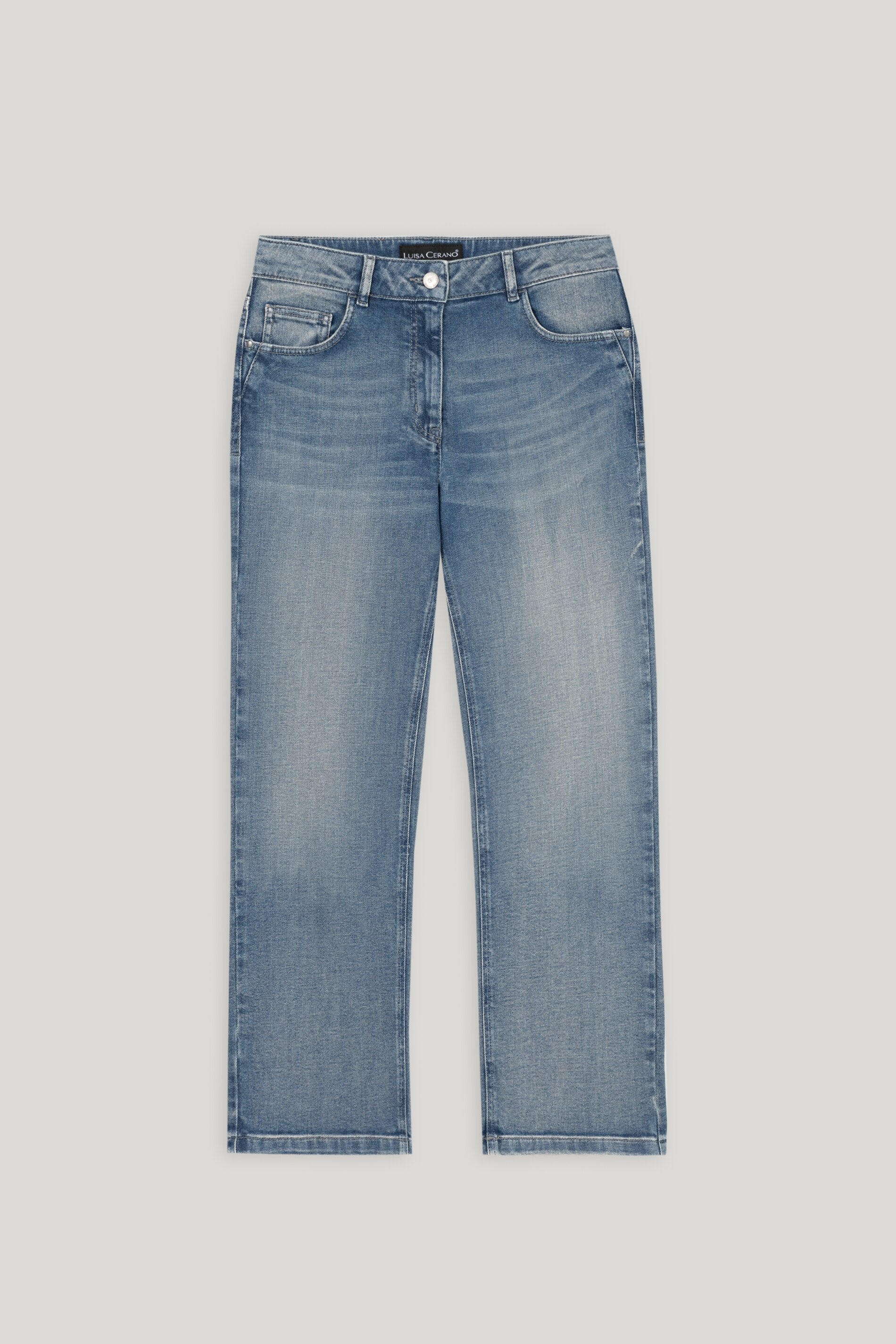 Authentic-Straight-Denim - blue denim - Standard | Artikel Front