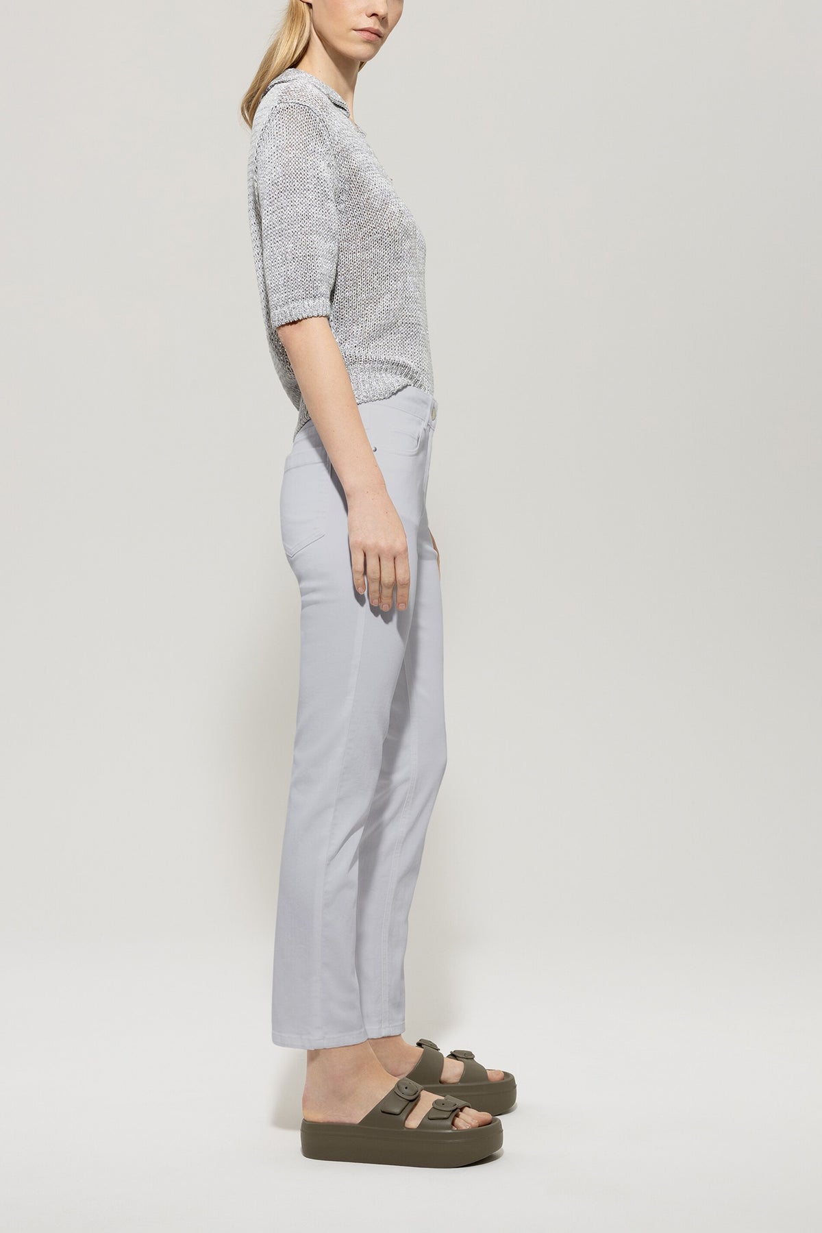 Twill-Colour-Denim - silver grey - Standard | Model Seite