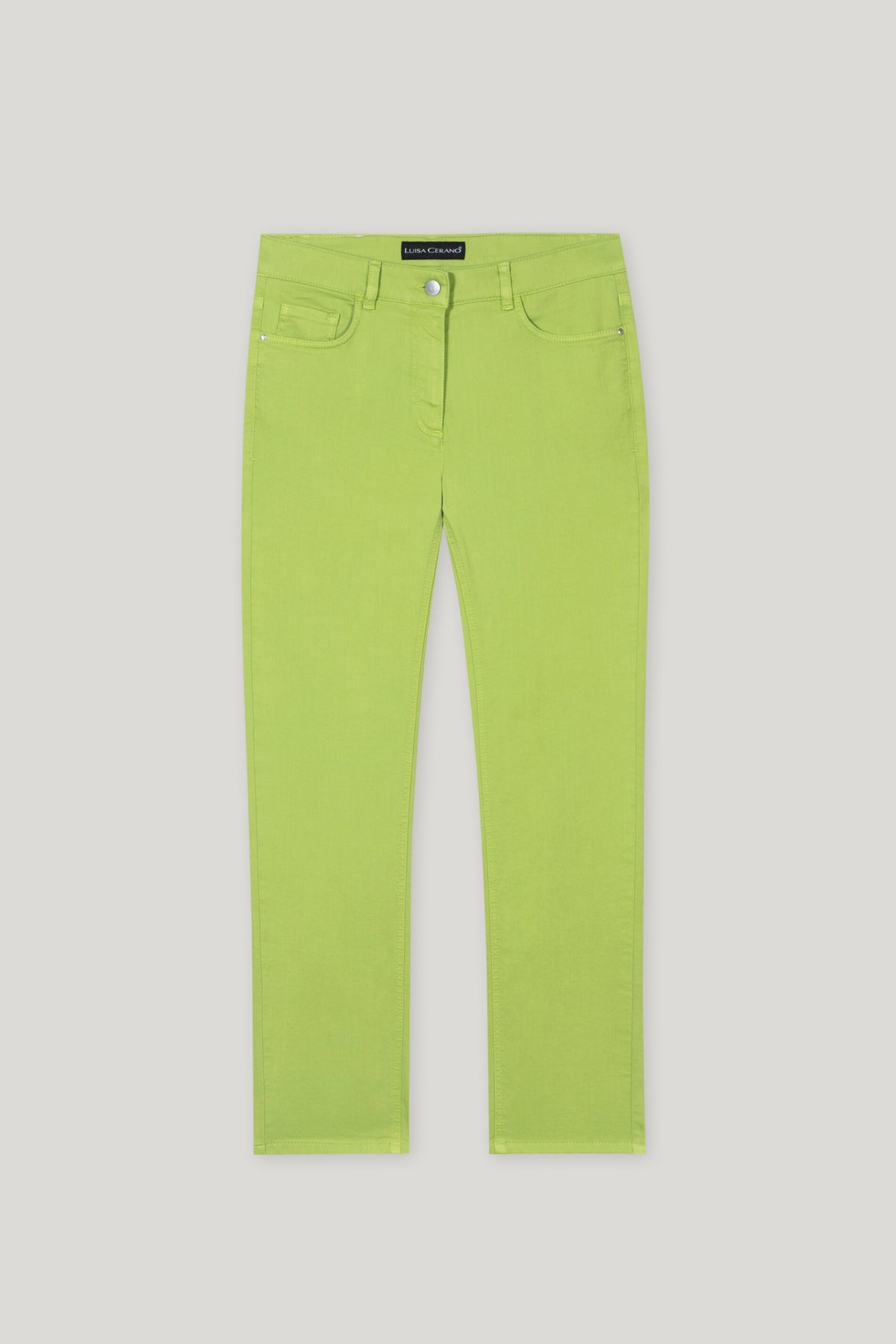 Twill-Colour-Denim - pea green - Standard | Artikel Front