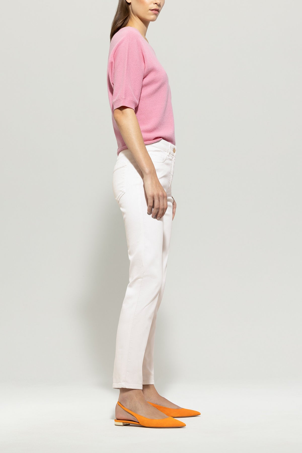 Twill-Colour-Denim - light cream - Standard | Model Seite
