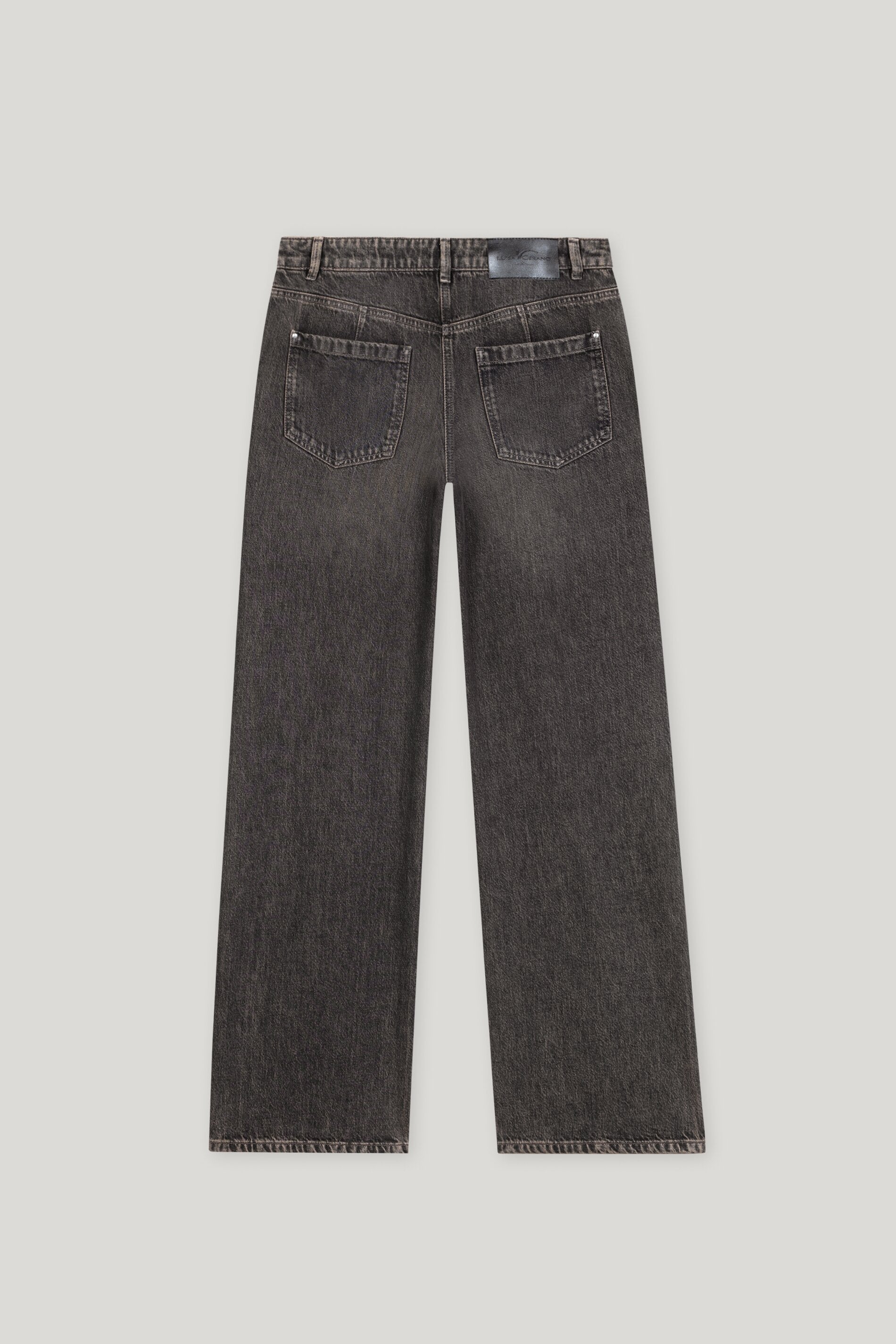 Wideleg-Denim - grey denim - Standard | Artikel Rück