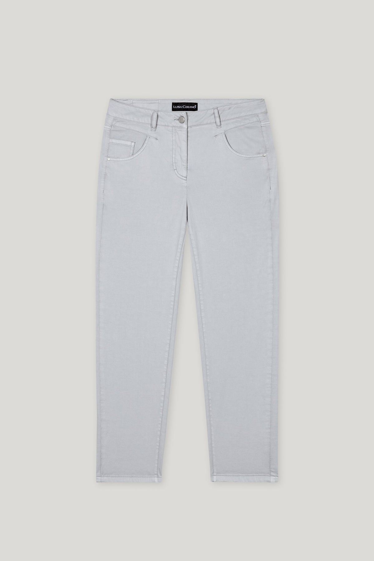 High-Stretch-Tapered-Denim - silver grey - Standard | Artikel Front