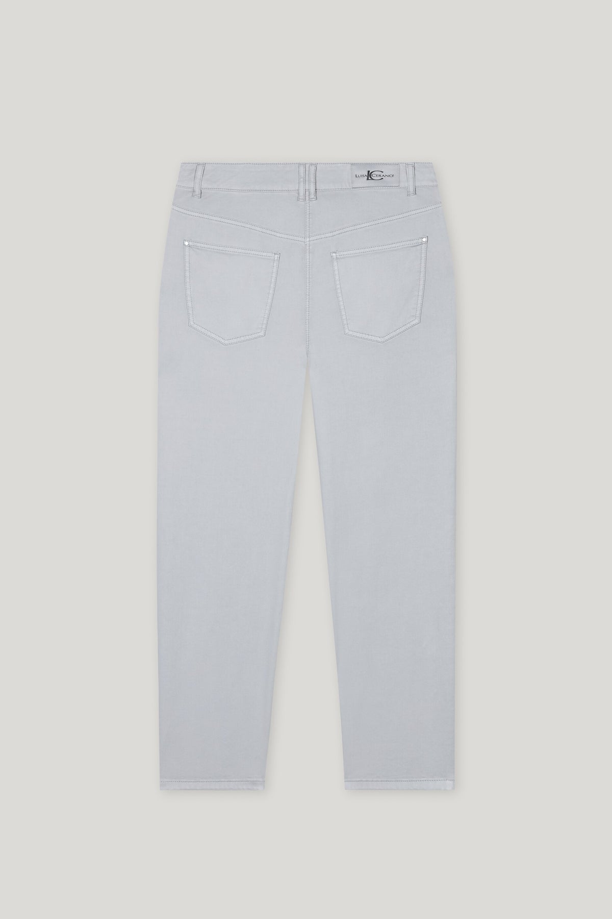 High-Stretch-Tapered-Denim - silver grey - Standard | Artikel Rück