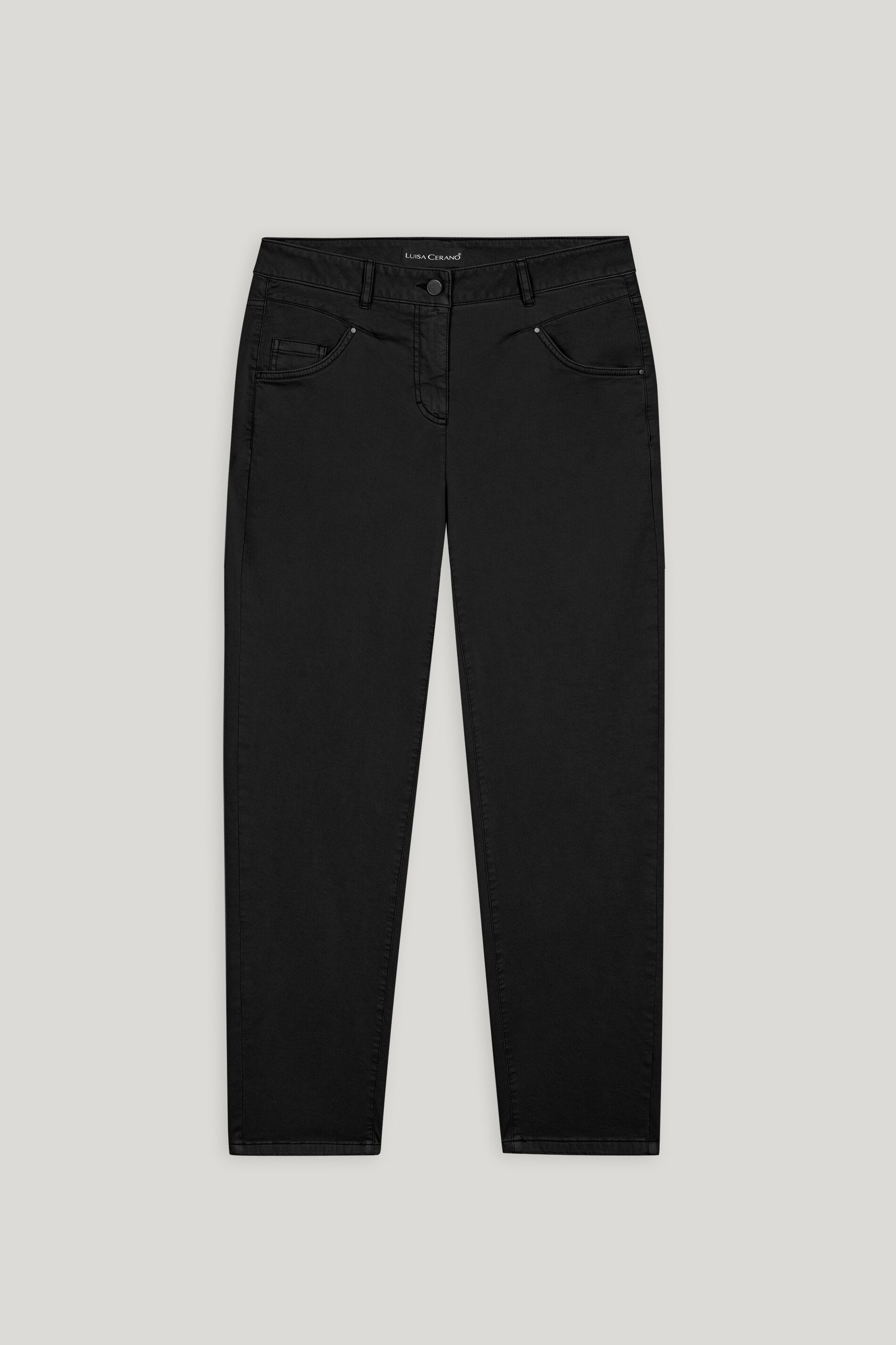 High-Stretch-Tapered-Denim - deep black - Standard | Artikel Front