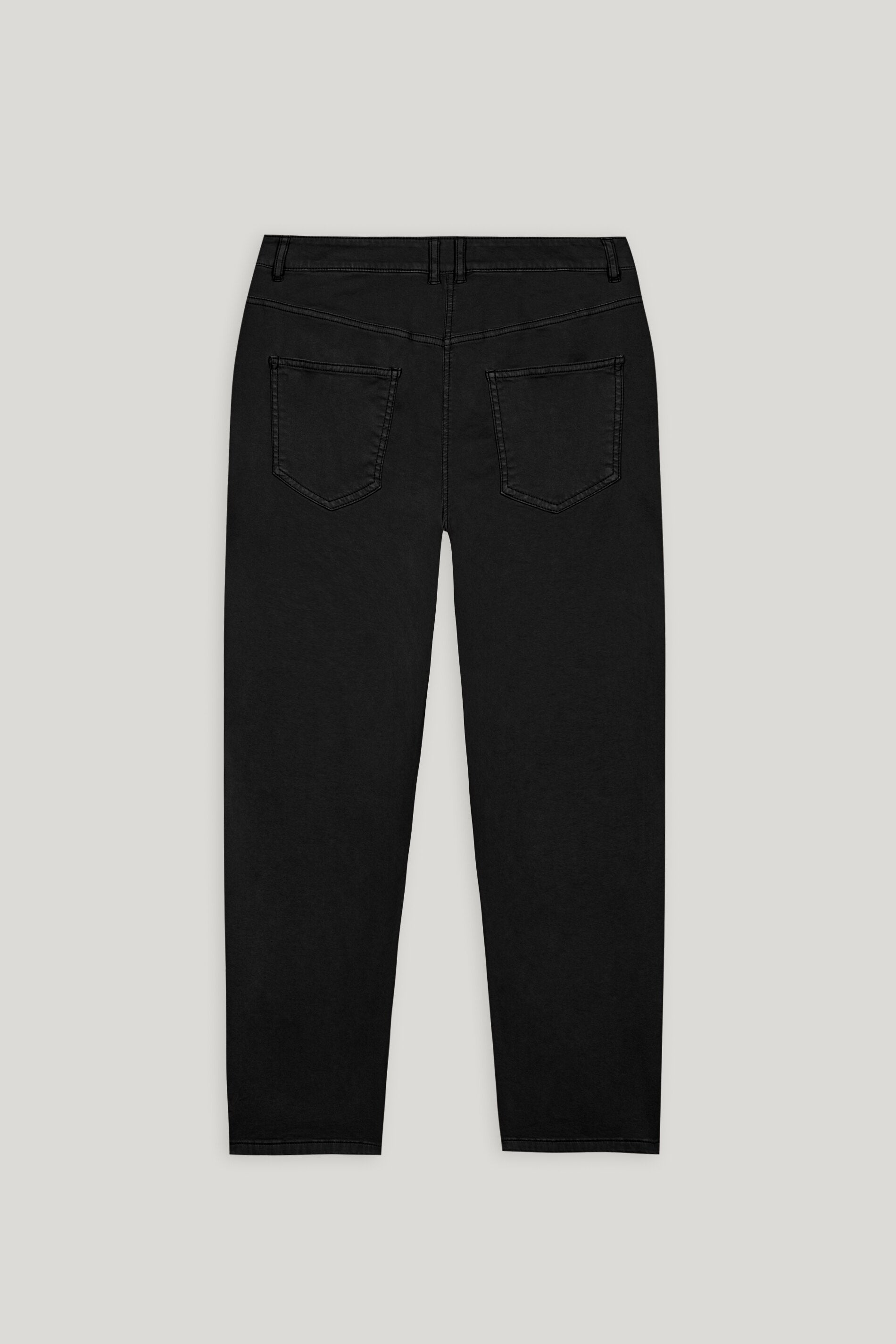 High-Stretch-Tapered-Denim - deep black - Standard | Artikel Rück