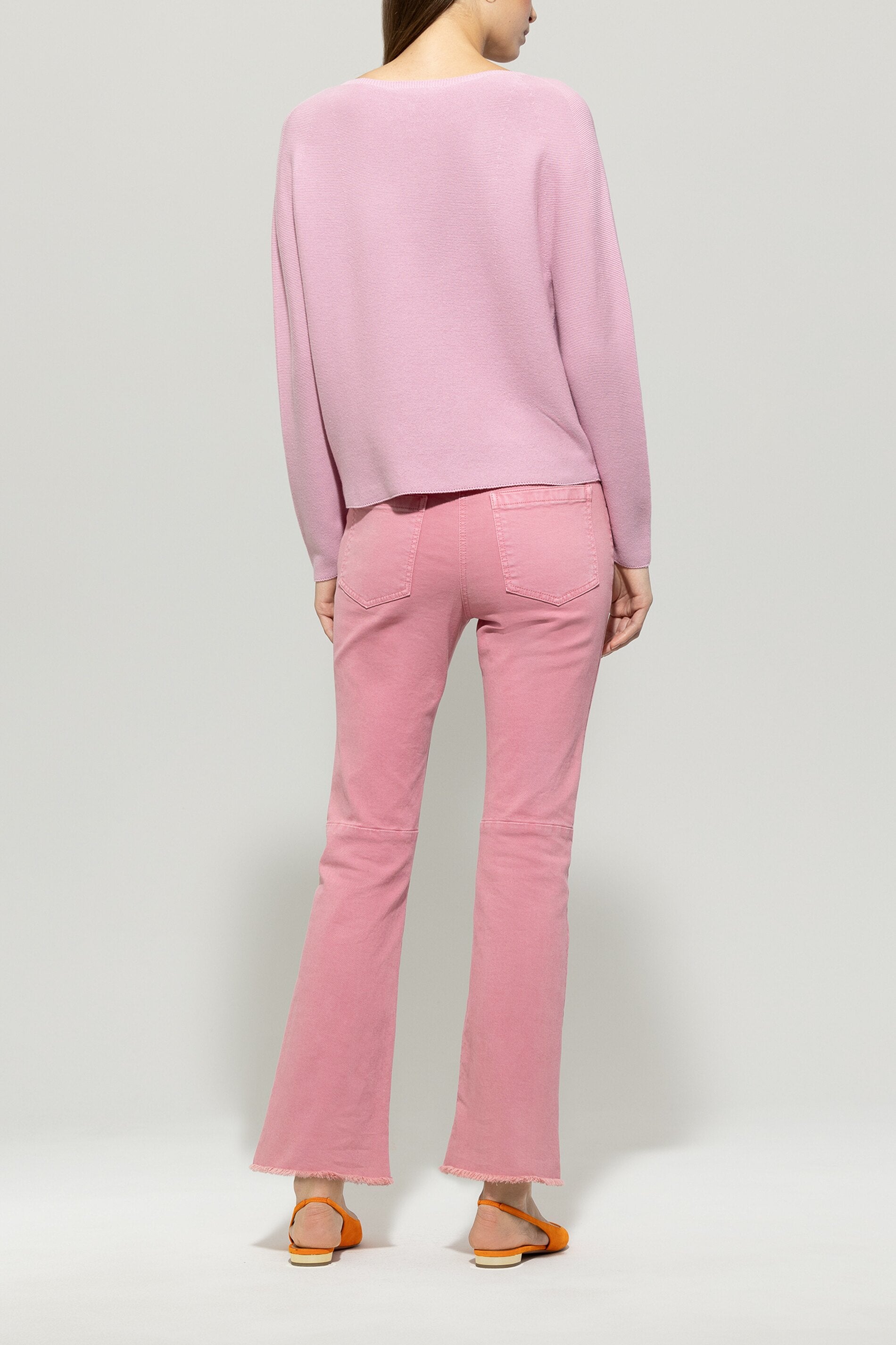 Authentic-Babyflare-Denim - cherry blossom - Standard | Model Rück