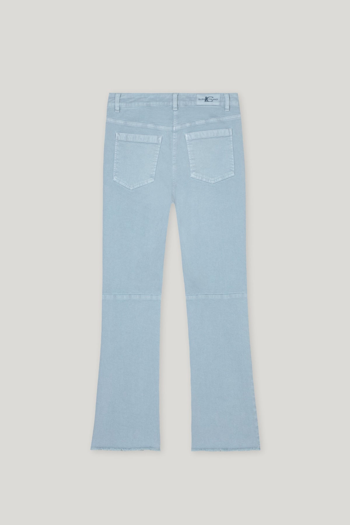 Authentic-Babyflare-Denim - sky blue - ohne Motiv | Artikel Rück