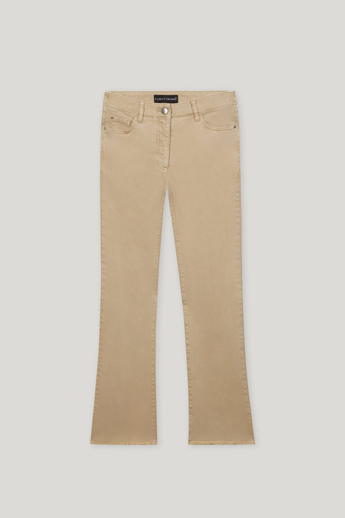 Authentic-Babyflare-Denim - sandy beige - ohne Motiv | Artikel Front
