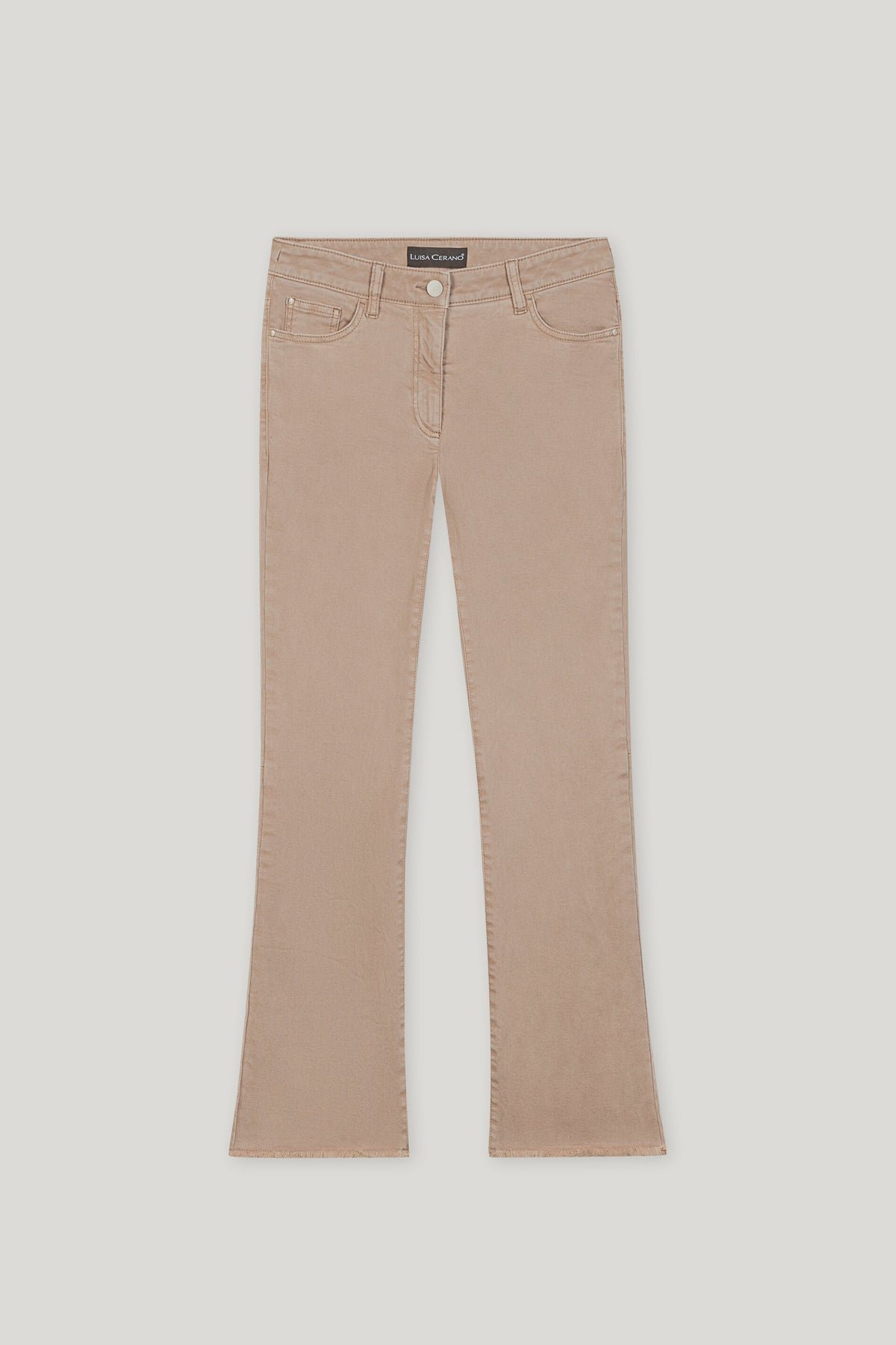 Authentic-Babyflare-Denim - mushroom - ohne Motiv | Artikel Front