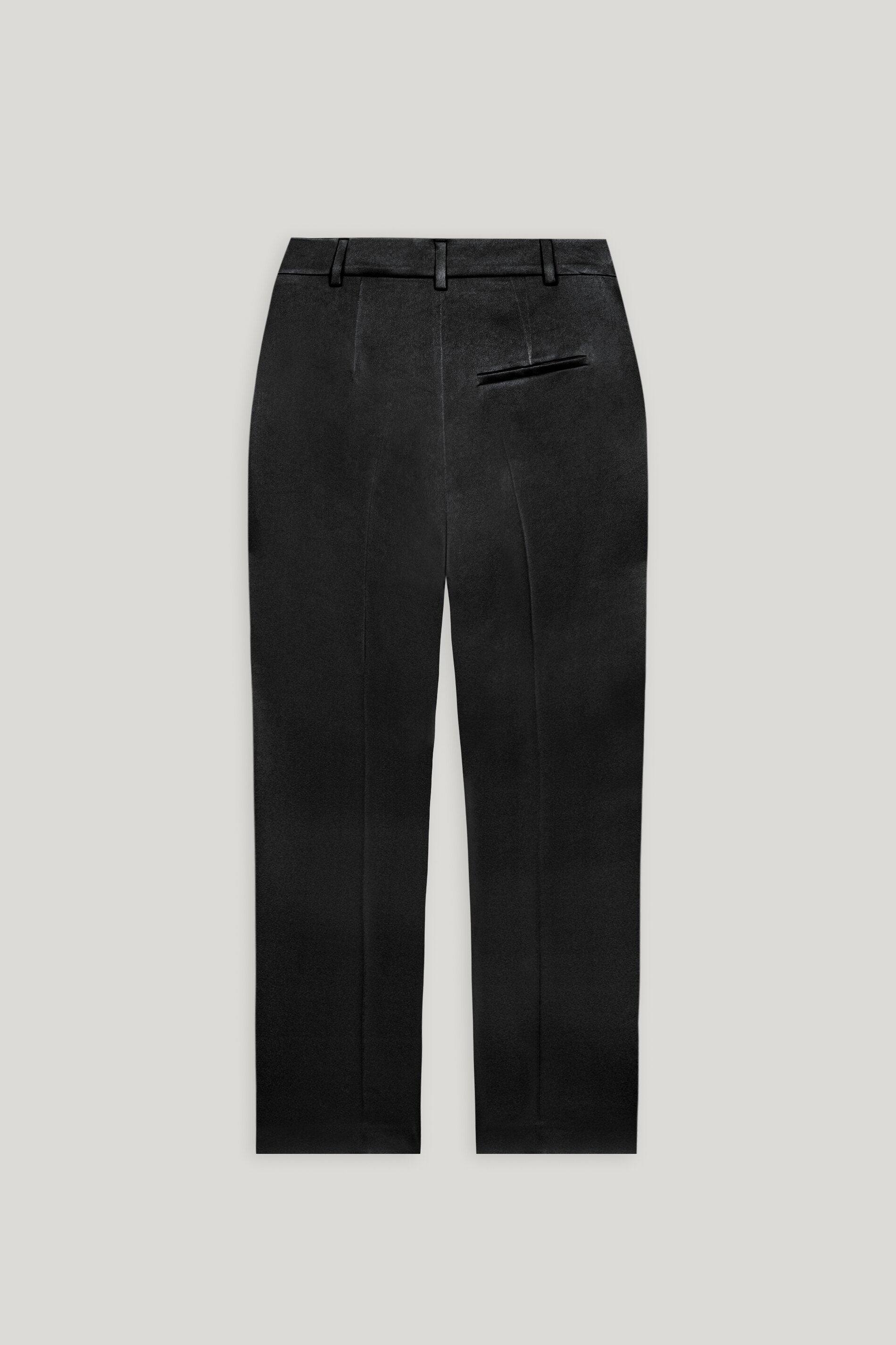 Satin-Tapered-Pants - deep black - Standard | Artikel Rück