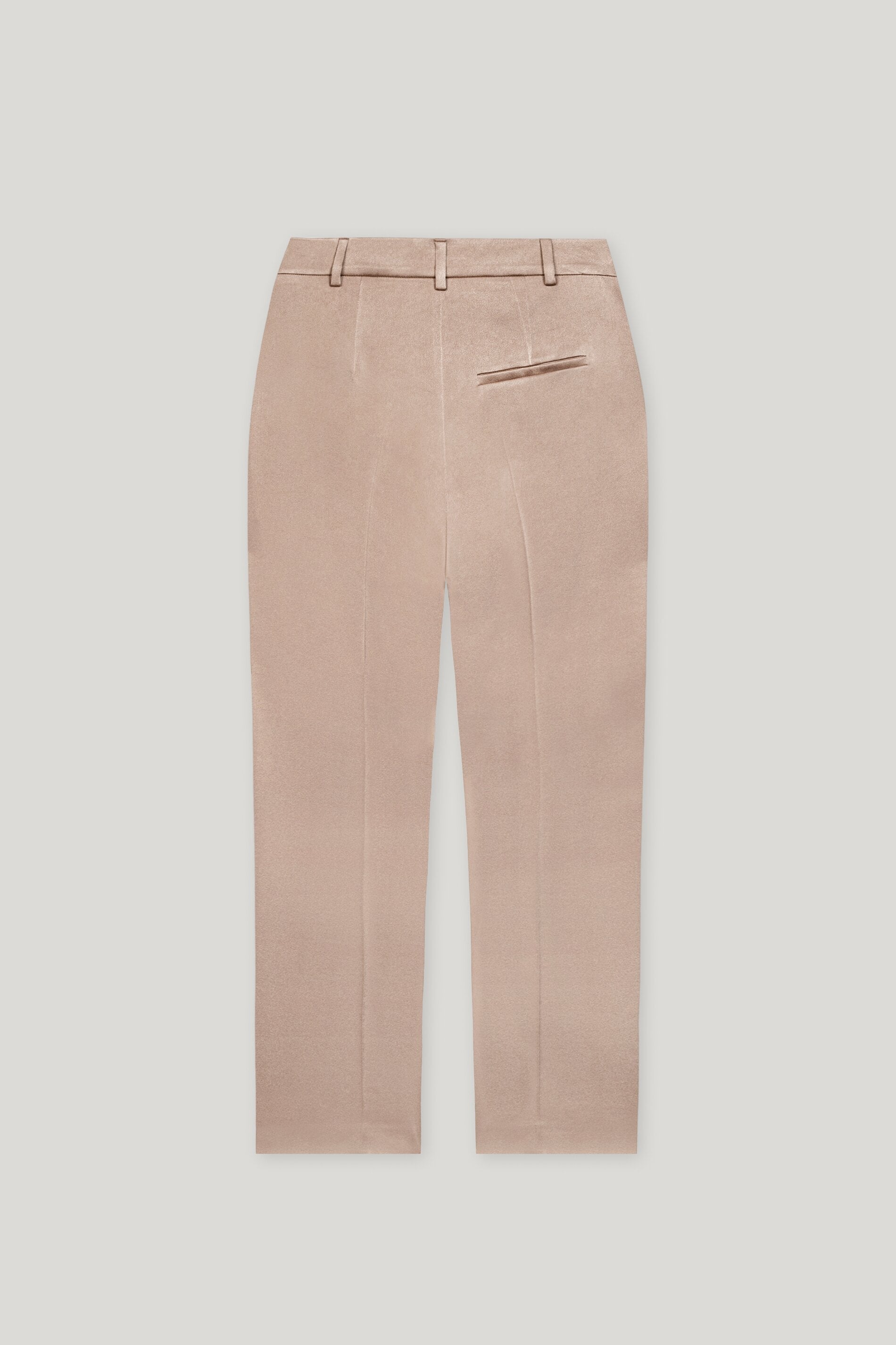 Satin-Tapered-Pants - mushroom - Standard | Artikel Rück