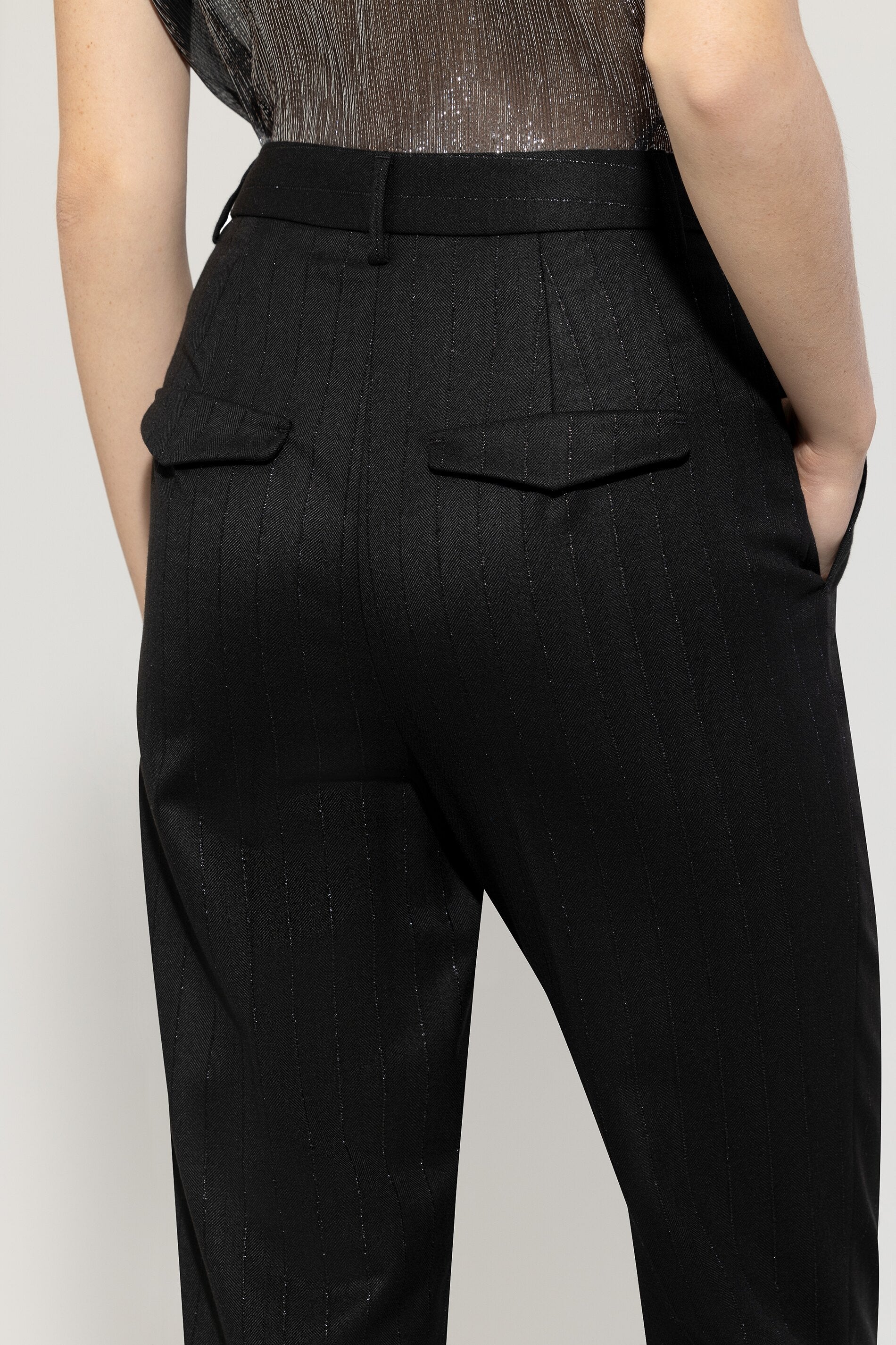 Tapered mit Nadelstreifen - deep black - Standard | Model Detail
