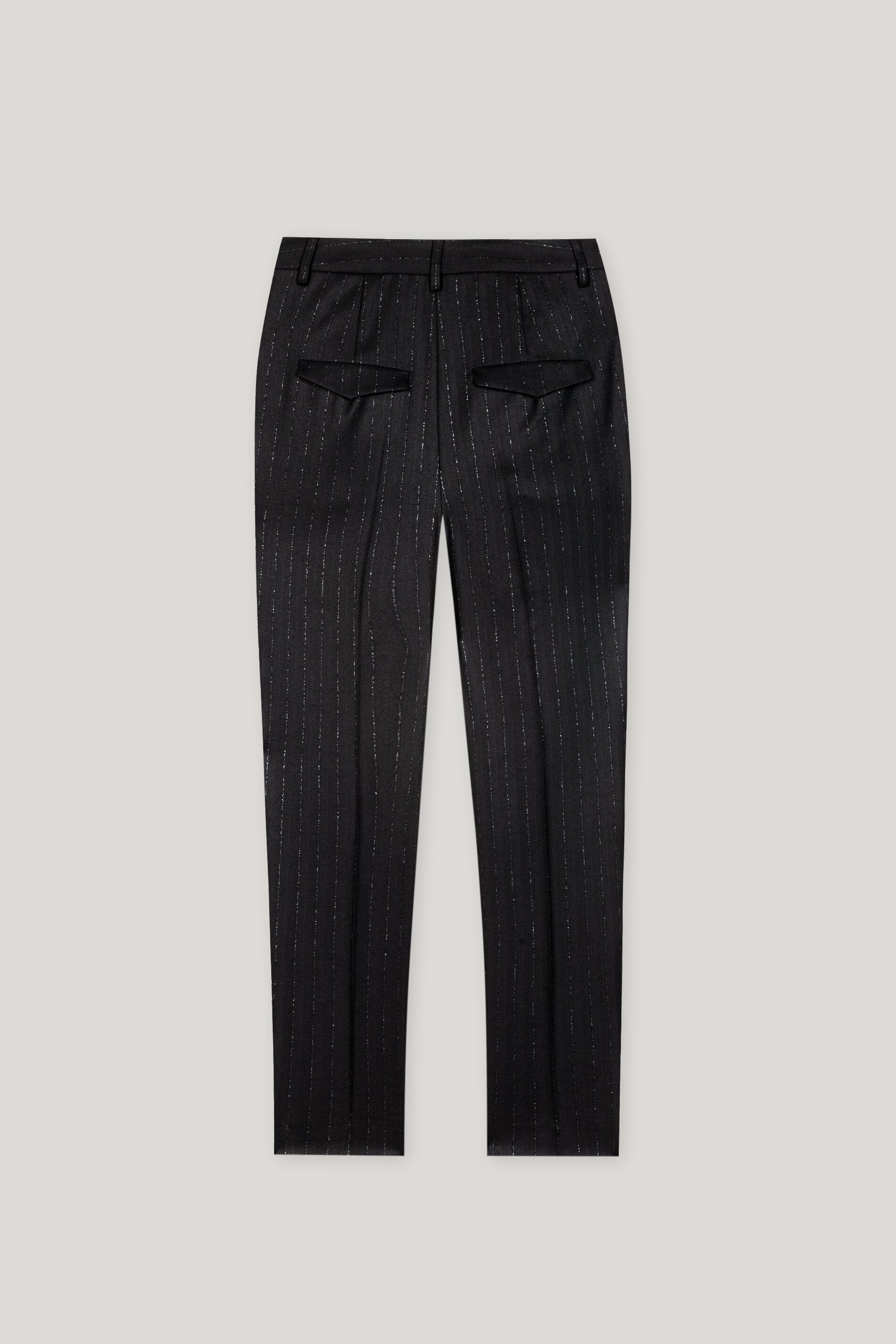 Tapered mit Nadelstreifen - deep black - Standard | Artikel Rück