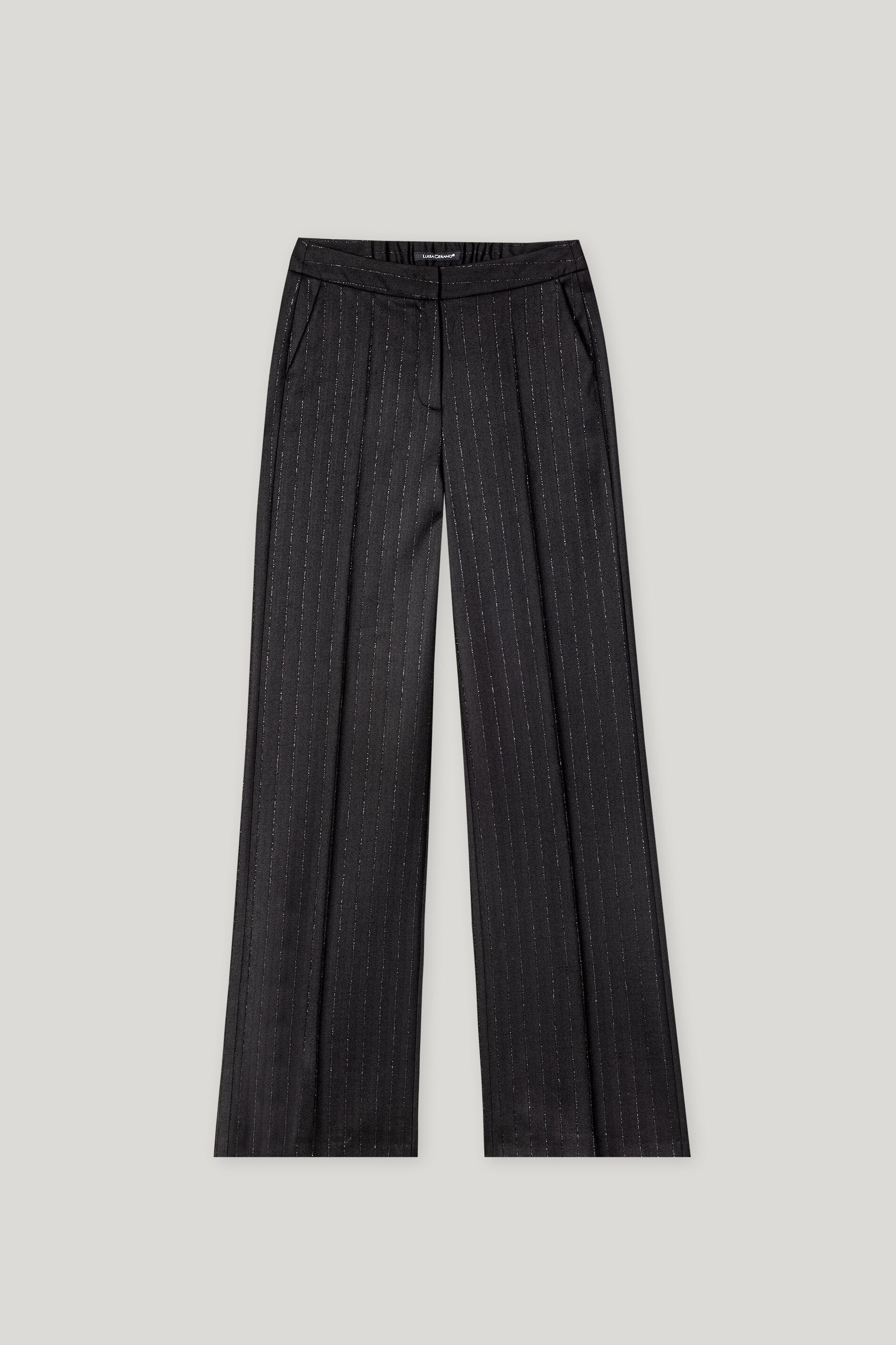 Wideleg mit Nadelstreifen - deep black - Standard | Artikel Front
