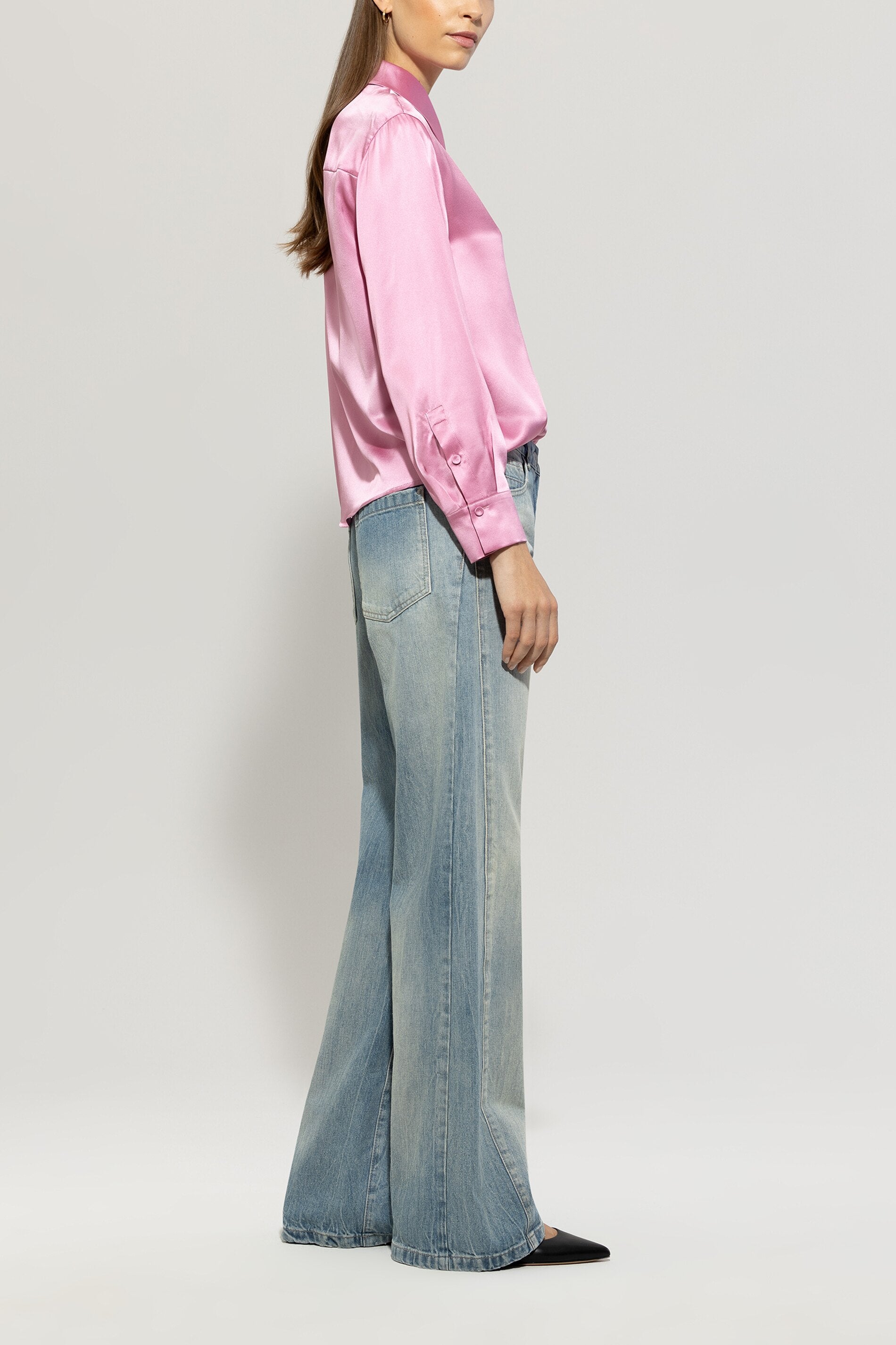 Vintage-Wideleg-Denim - denim blue - Standard | Model Seite