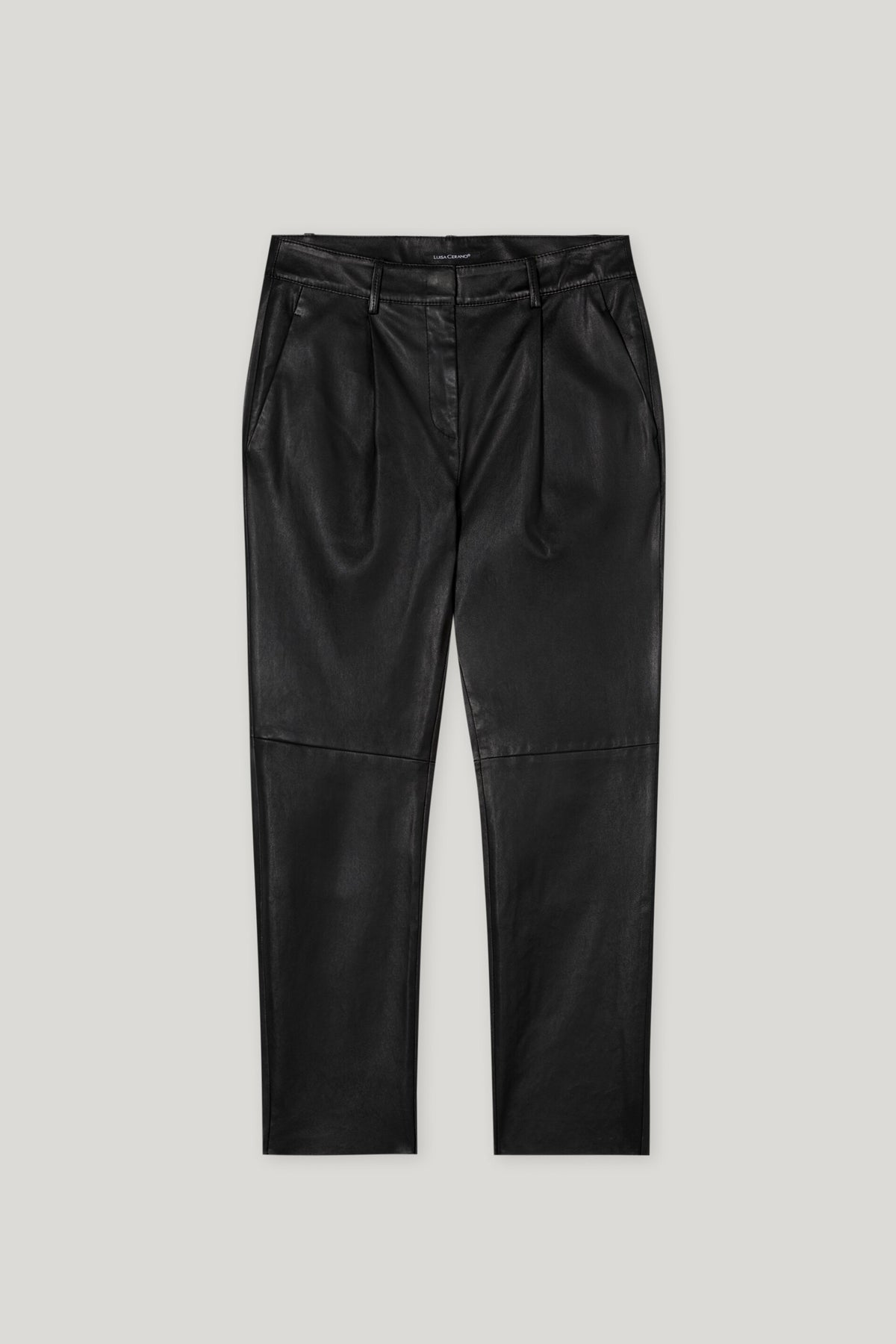 Lammnappa-Tapered-Pants - deep black - Standard | Artikel Front