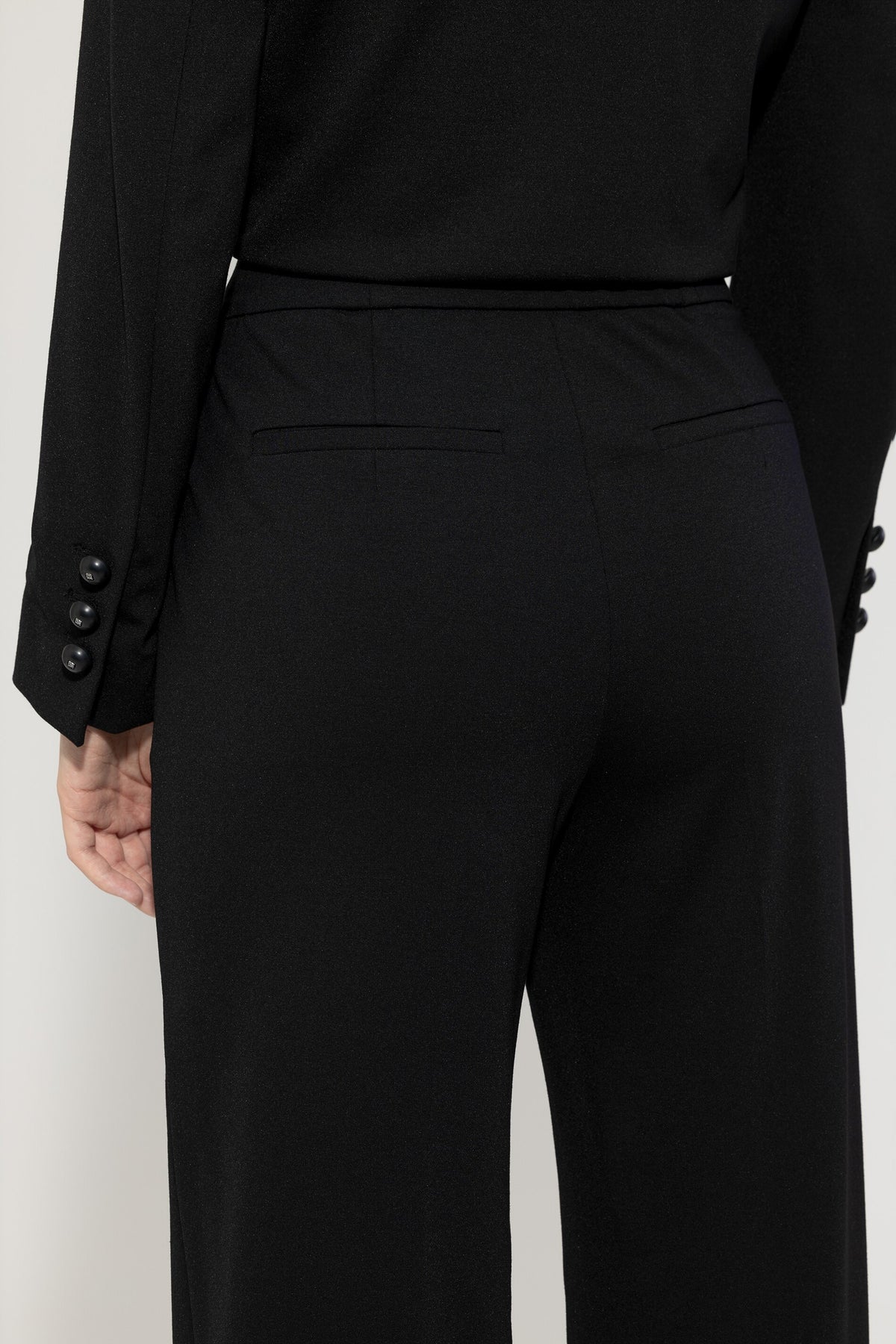 Hose aus Punto-Milano - deep black - Standard | Model Detail