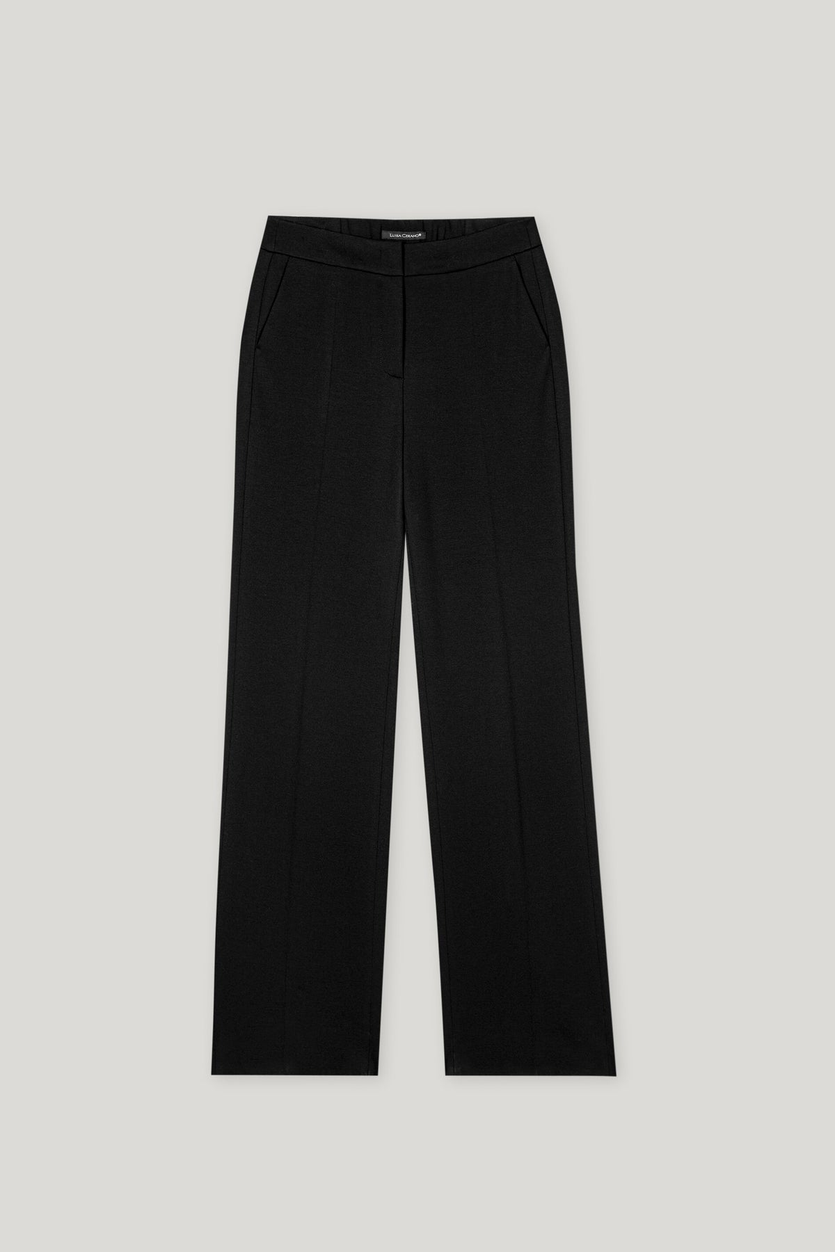 Hose aus Punto-Milano - deep black - Standard | Artikel Front