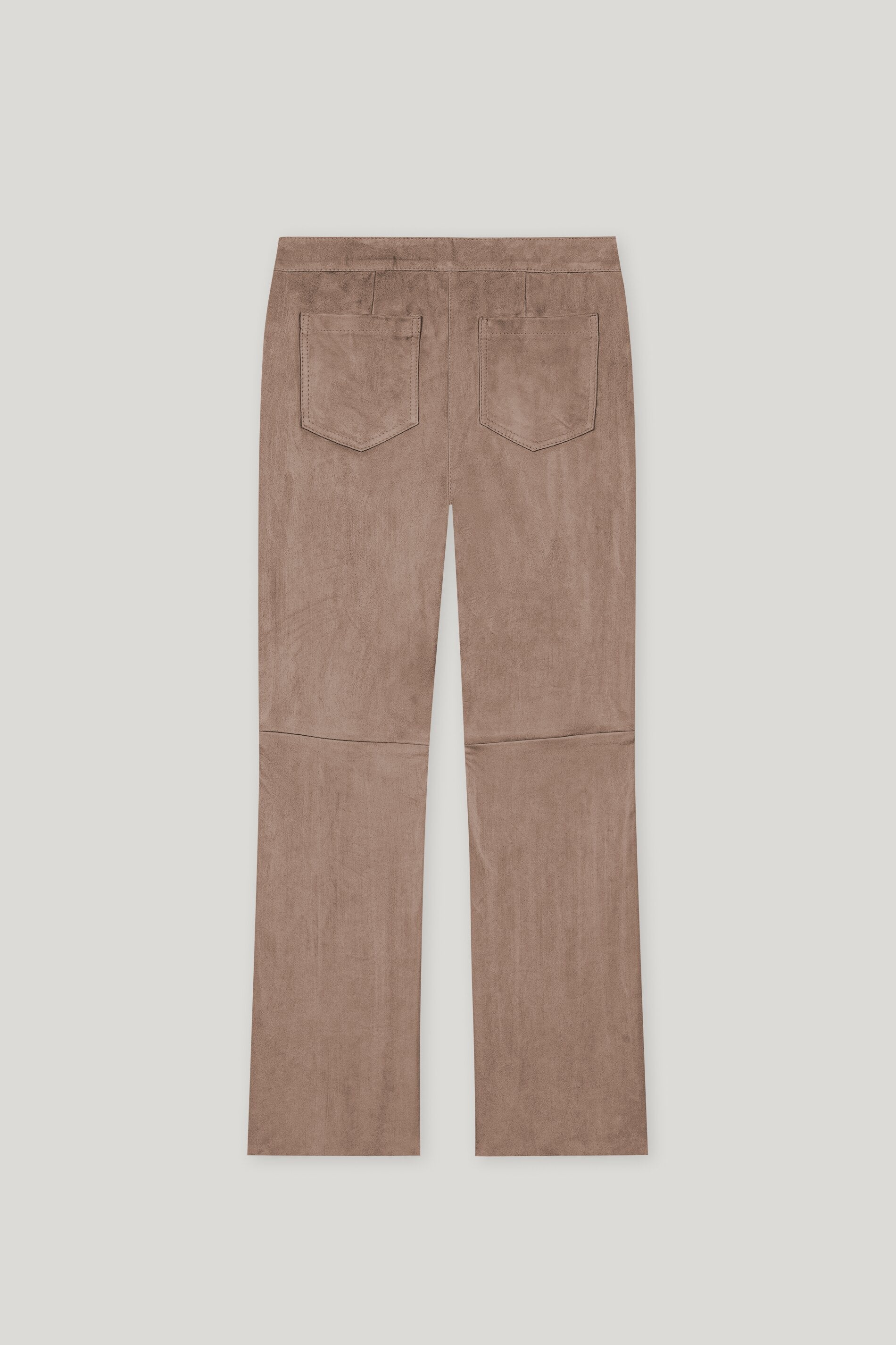 Veloursleder-Babyflare-Pants - mushroom - Standard | Artikel Rück