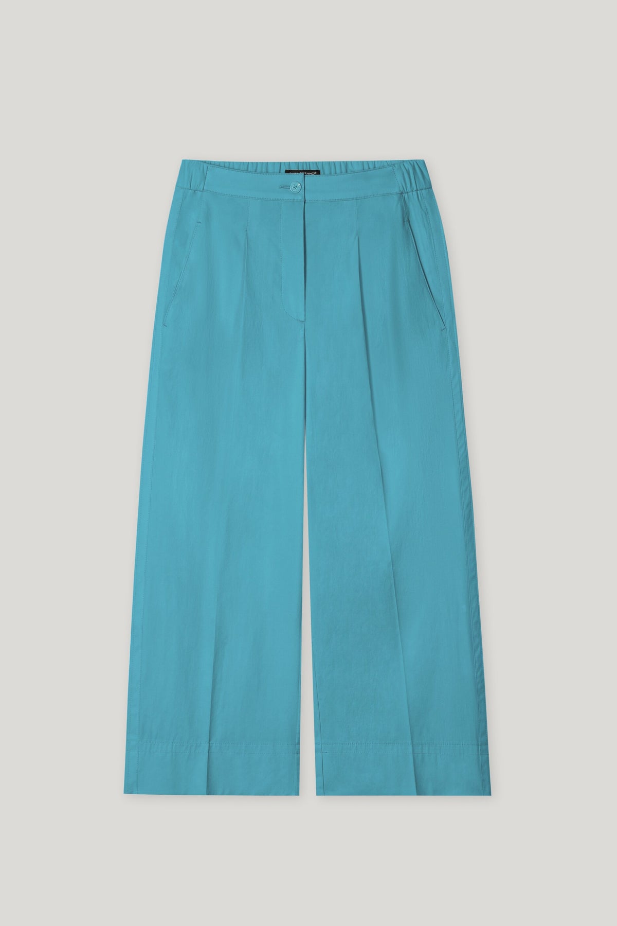 Gabardine-Wideleg-Pants - turquoise - Standard | Artikel Front