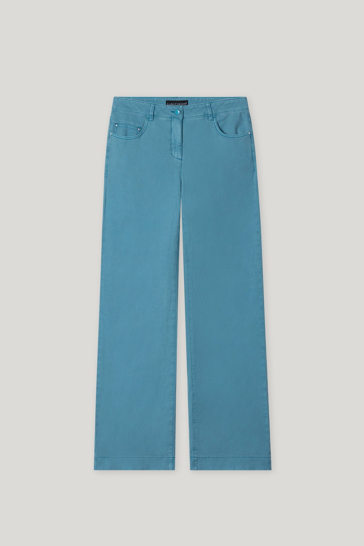 Wideleg-Denim - turquoise - Standard | Artikel Front