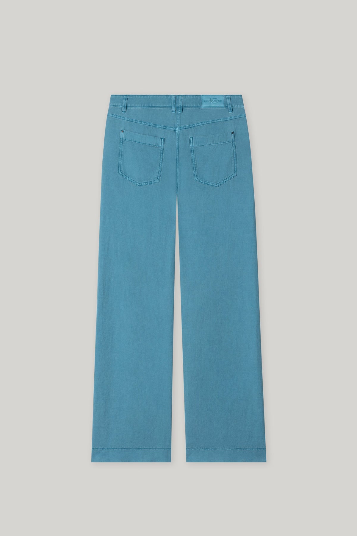 Wideleg-Denim - turquoise - Standard | Artikel Rück