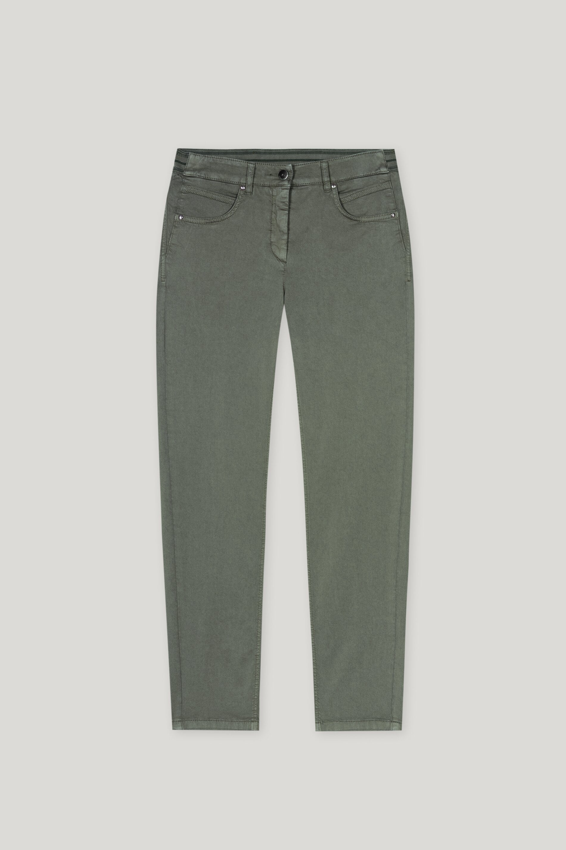 High-Stretch-Colour-Denim - cool khaki - Standard | Artikel Front