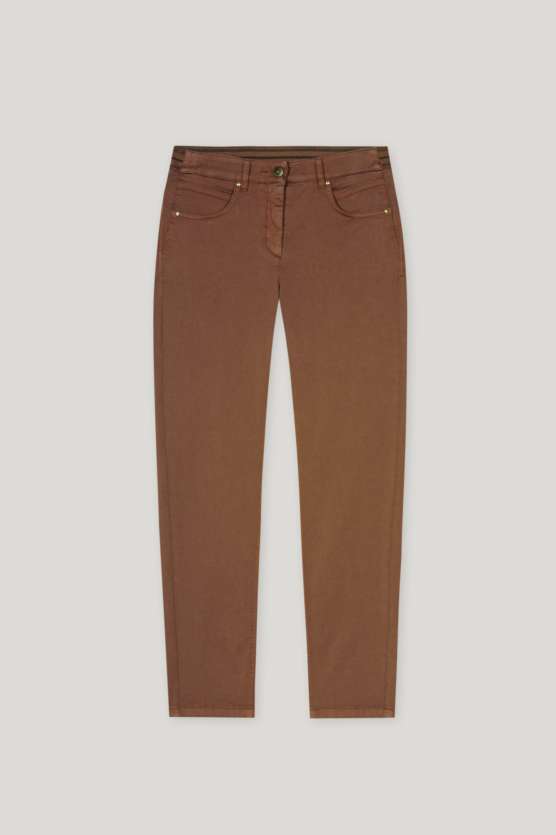 High-Stretch-Colour-Denim - walnut - Standard | Artikel Front