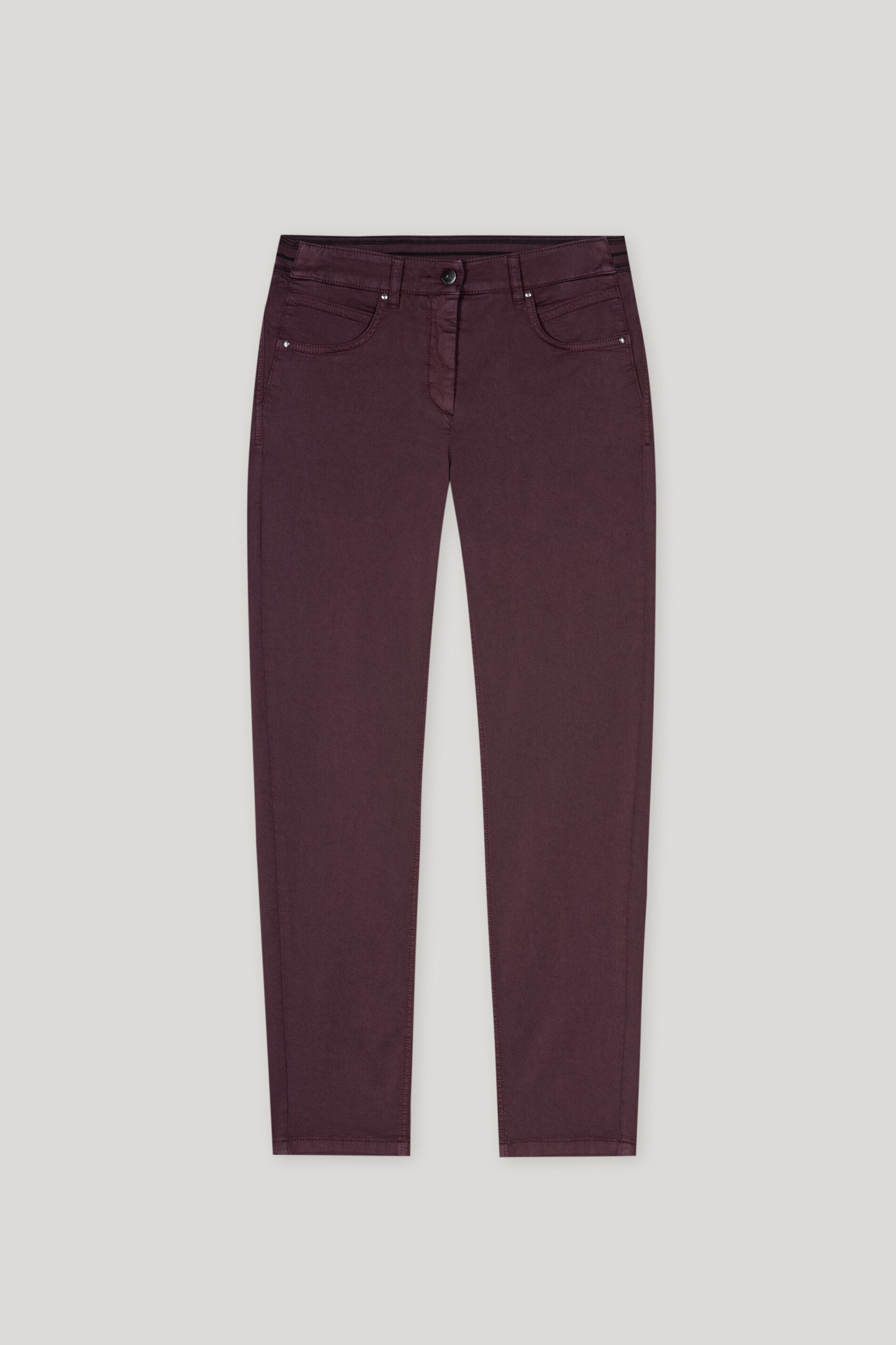 High-Stretch-Colour-Denim - burgundy - Standard | Artikel Front