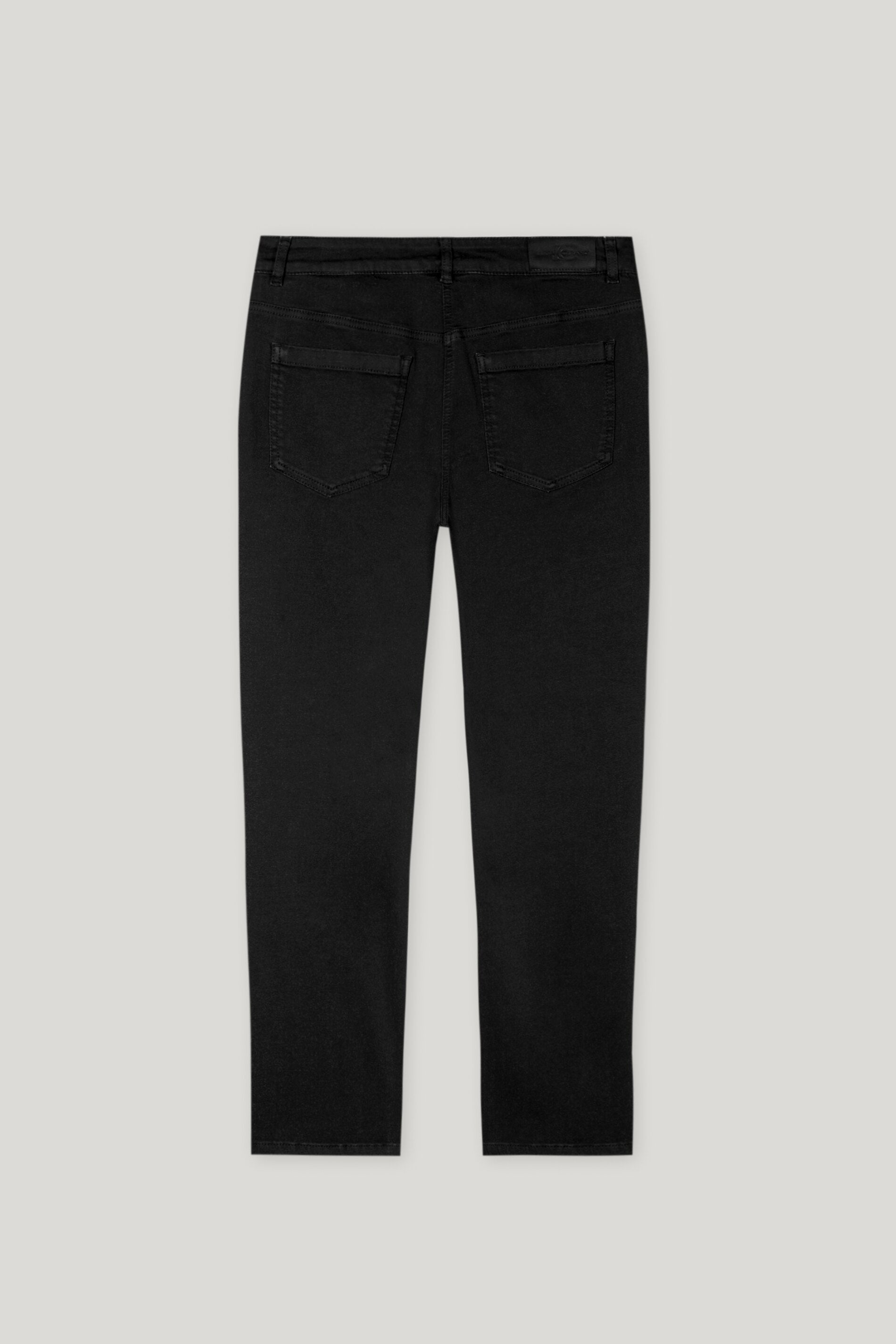 Tapered-Twill-Denim - deep black - Standard | Artikel Rück