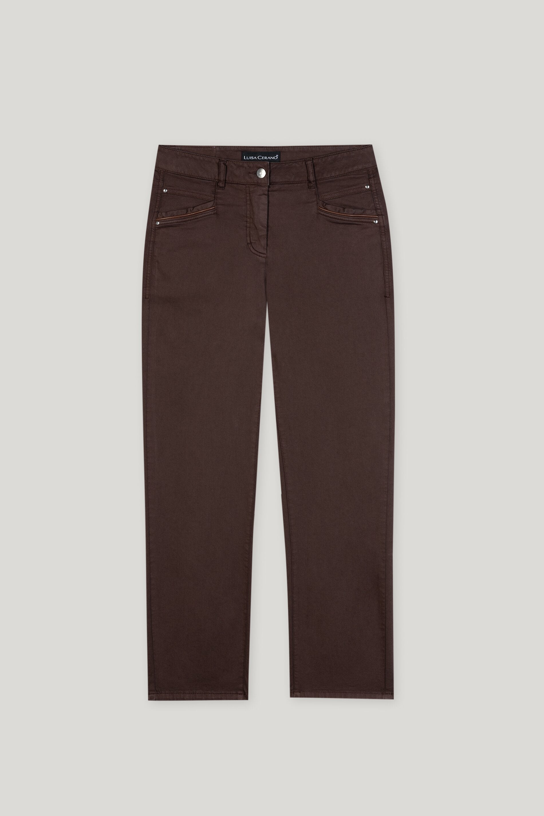 High-Stretch-Tapered-Denim - espresso - Standard | Artikel Front