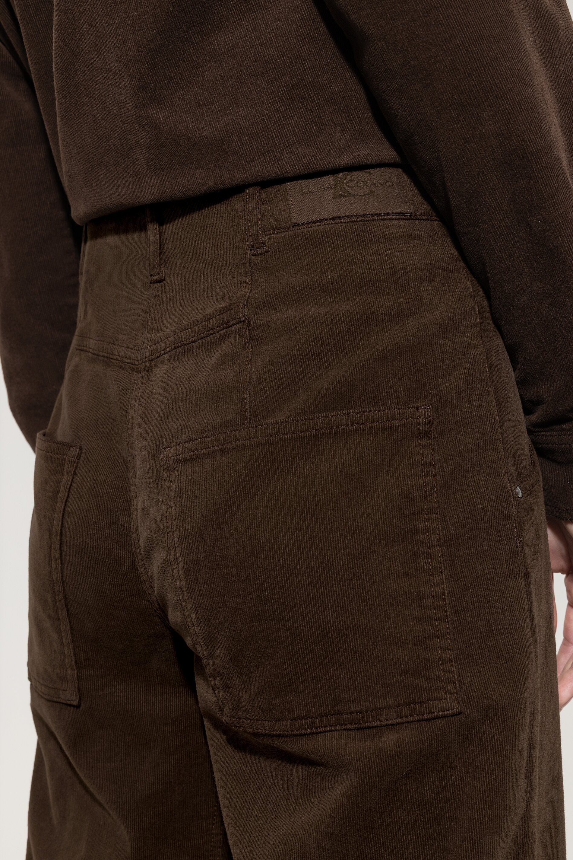 Loosefit-Cord-Pants - espresso - Standard | Model Detail