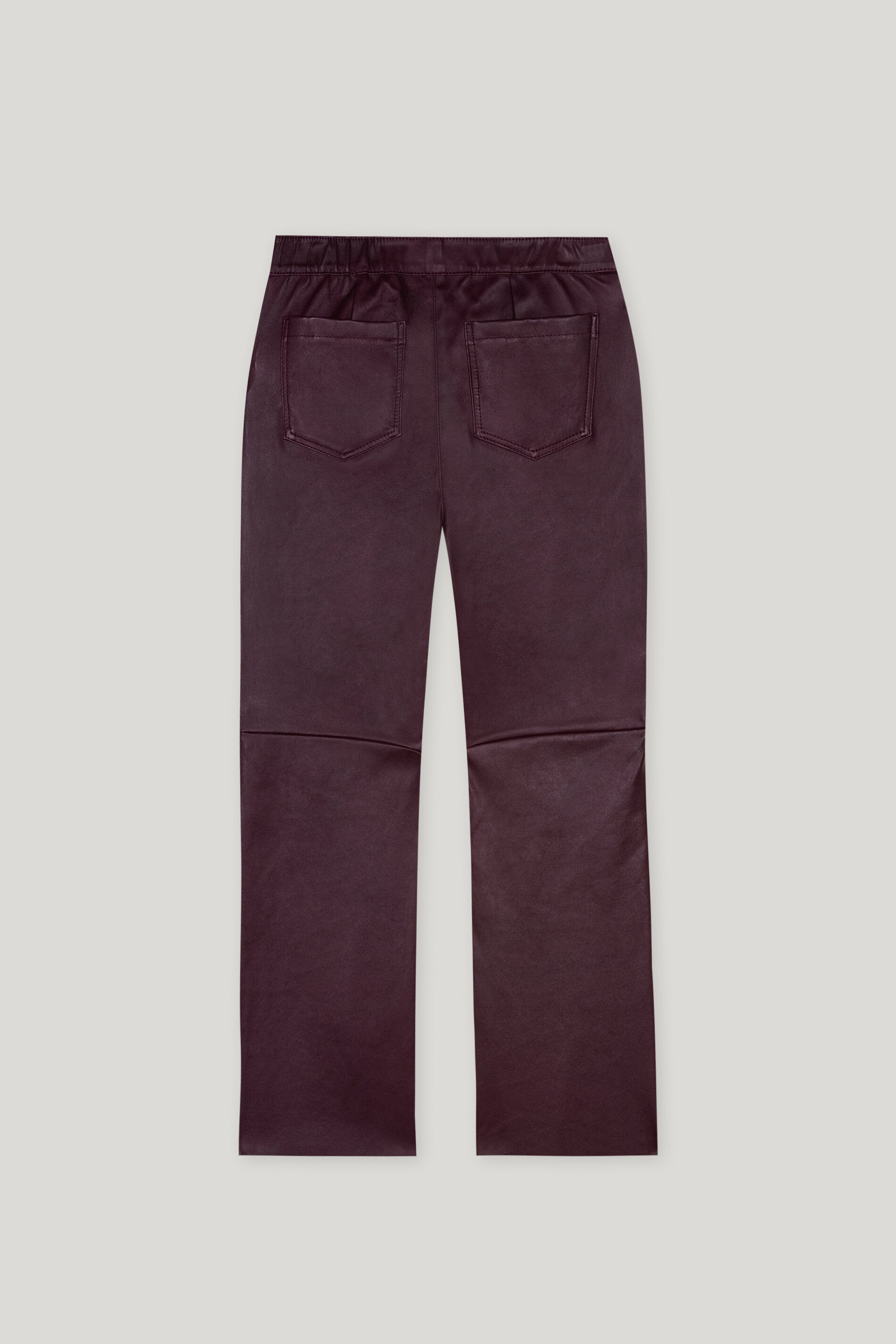 Lammnappa-Bootcut-Pants - burgundy - Standard | Artikel Rück