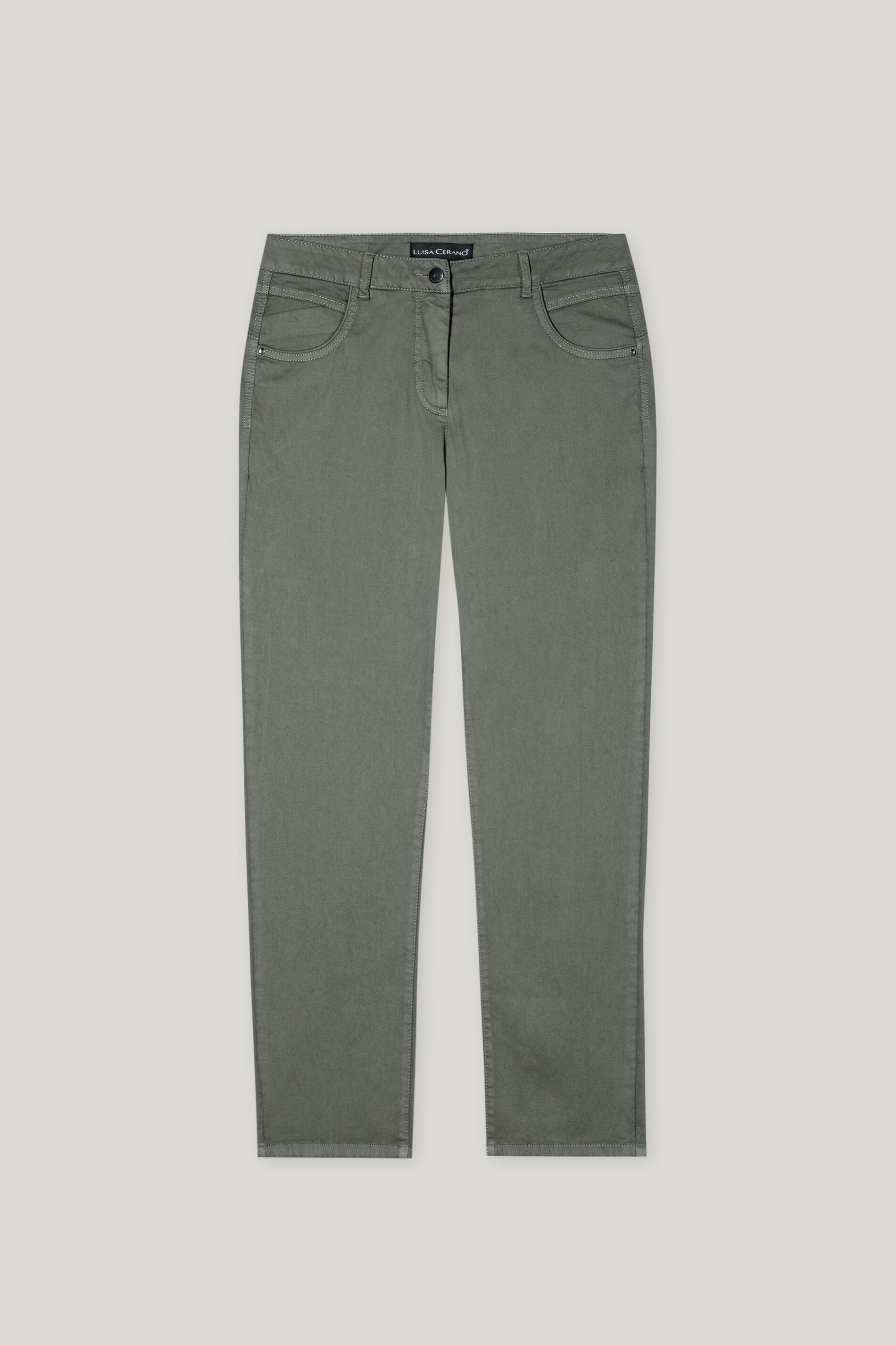 High-Stretch-Tapered-Denim - cool khaki - Standard | Artikel Front