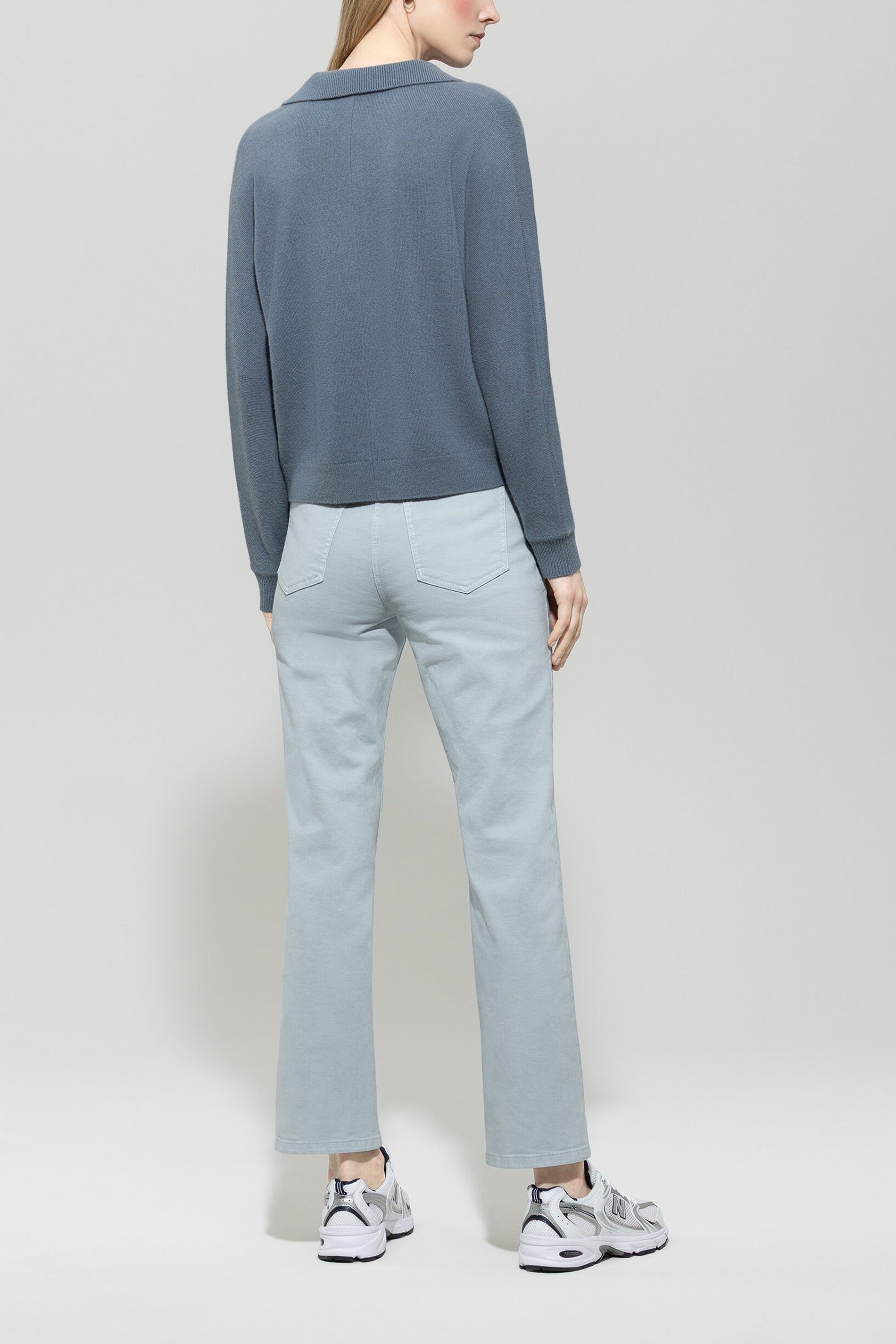 Authentic-Straightleg-Denim - light blue - Standard | Model Rück