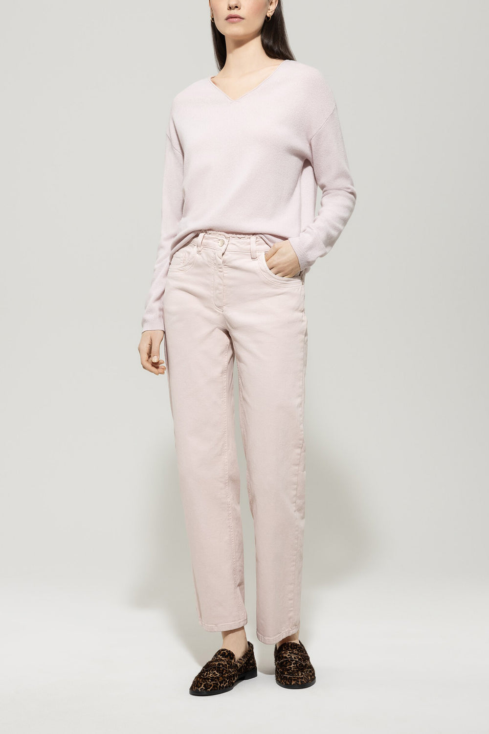 Authentic straight-leg denim - creamy powder - Standard