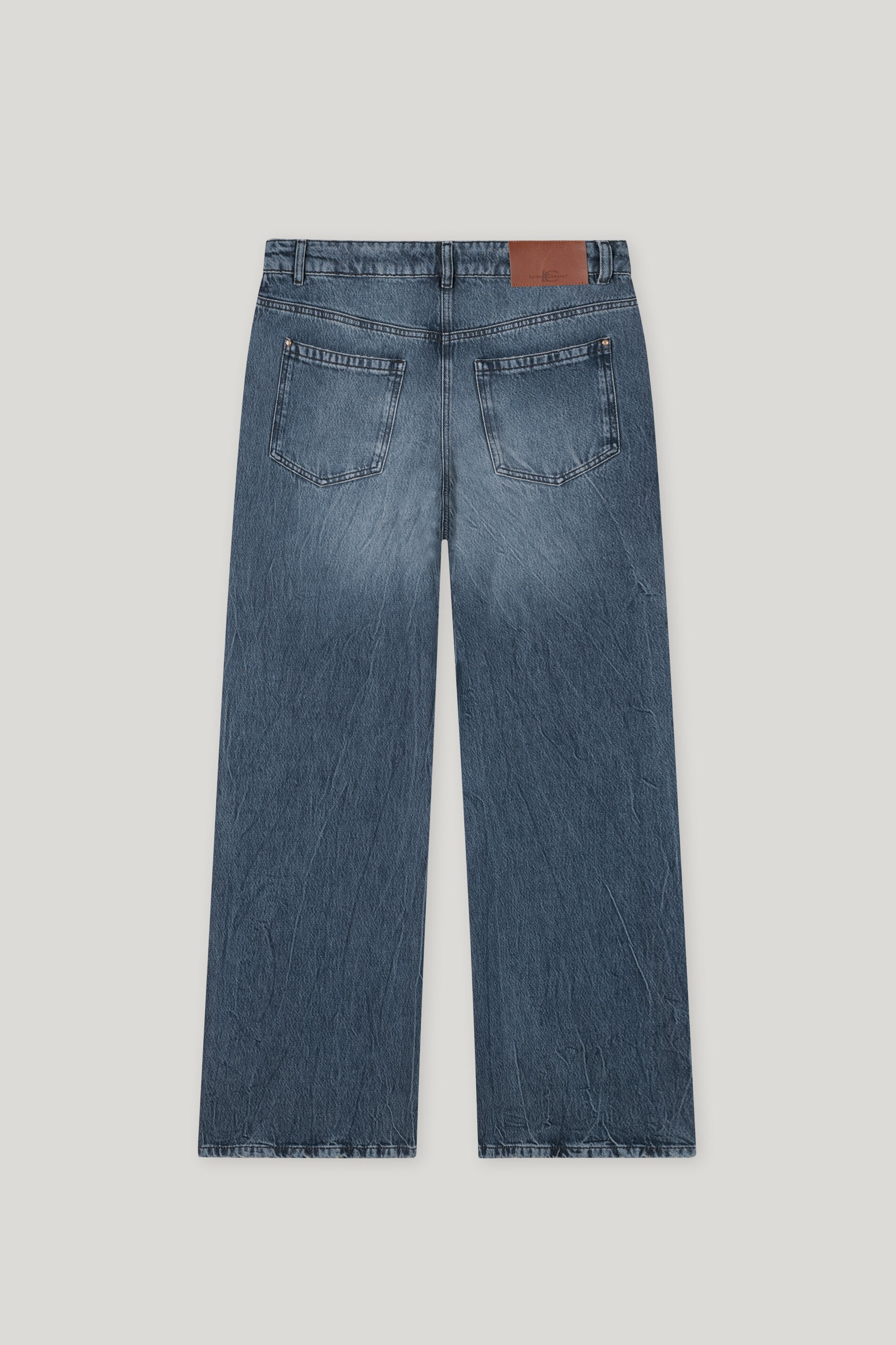 Wideleg-Tencel-Denim - denim blue - Standard | Artikel Rück